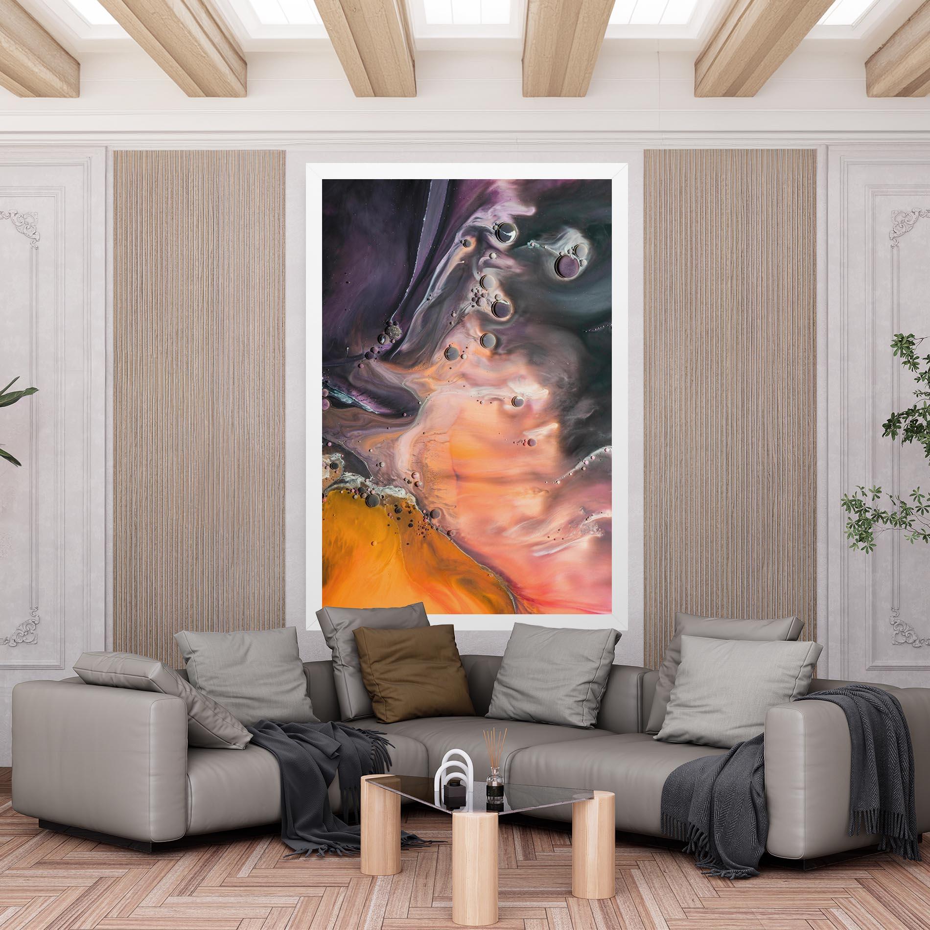 Leinwandbild Orange Shades mockup 6