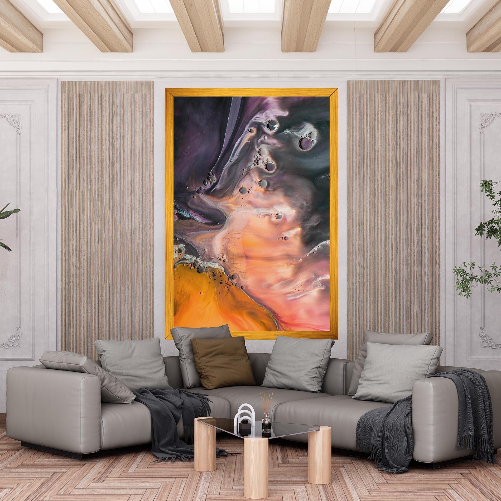 Leinwandbild Orange Shades mockup 6