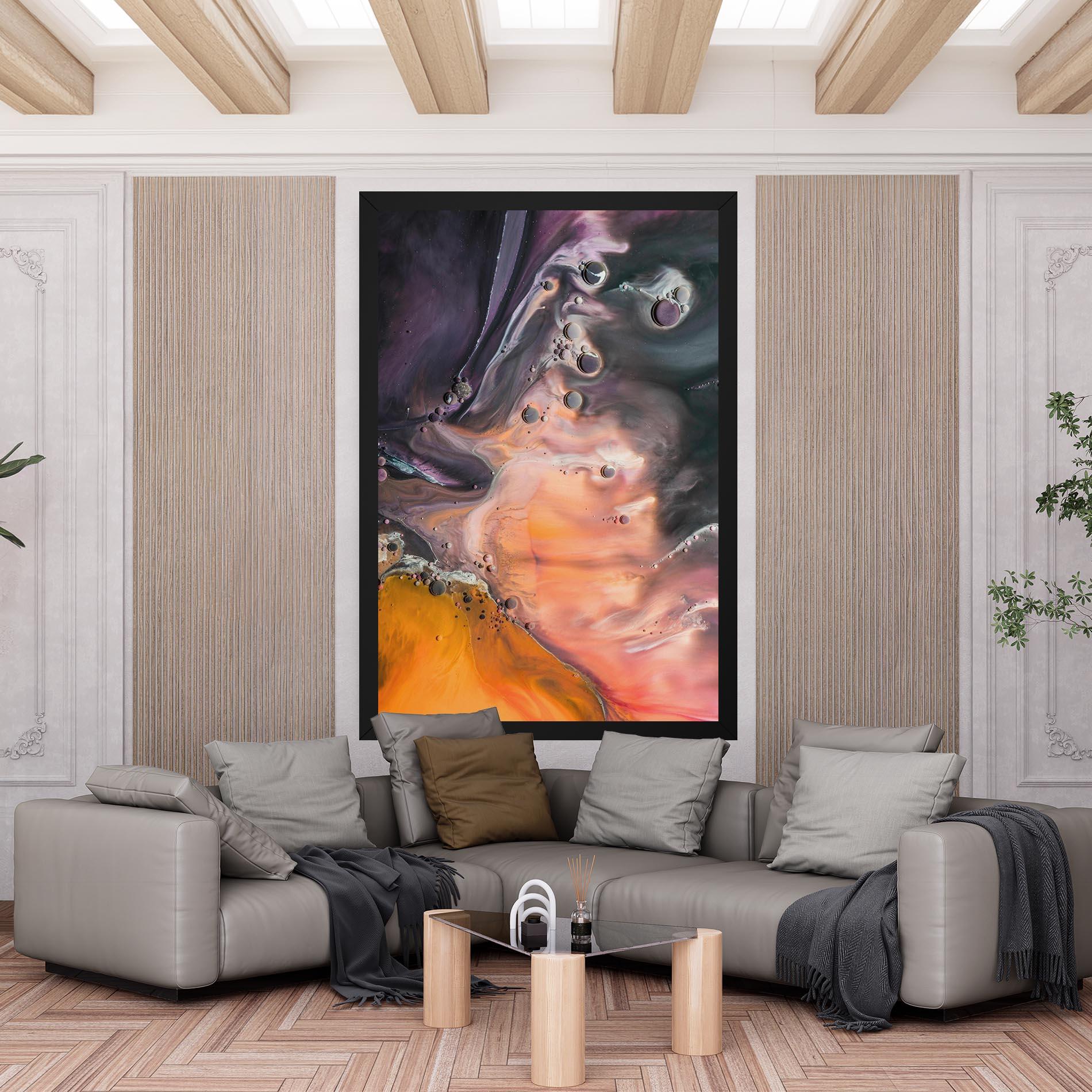 Leinwandbild Orange Shades mockup 6