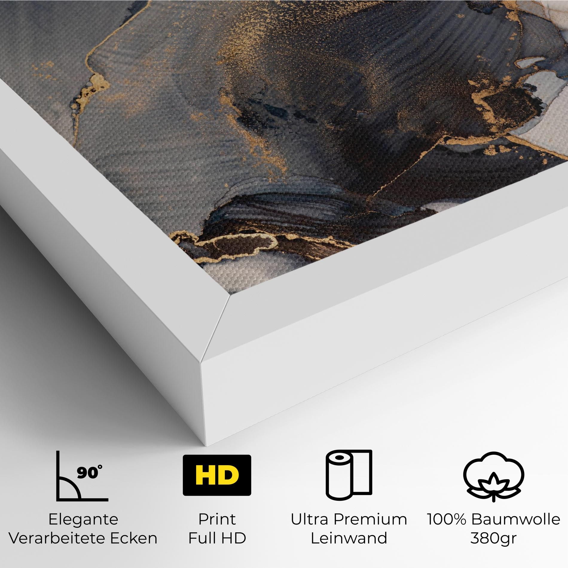 Golden Abstract Marble mockup 4