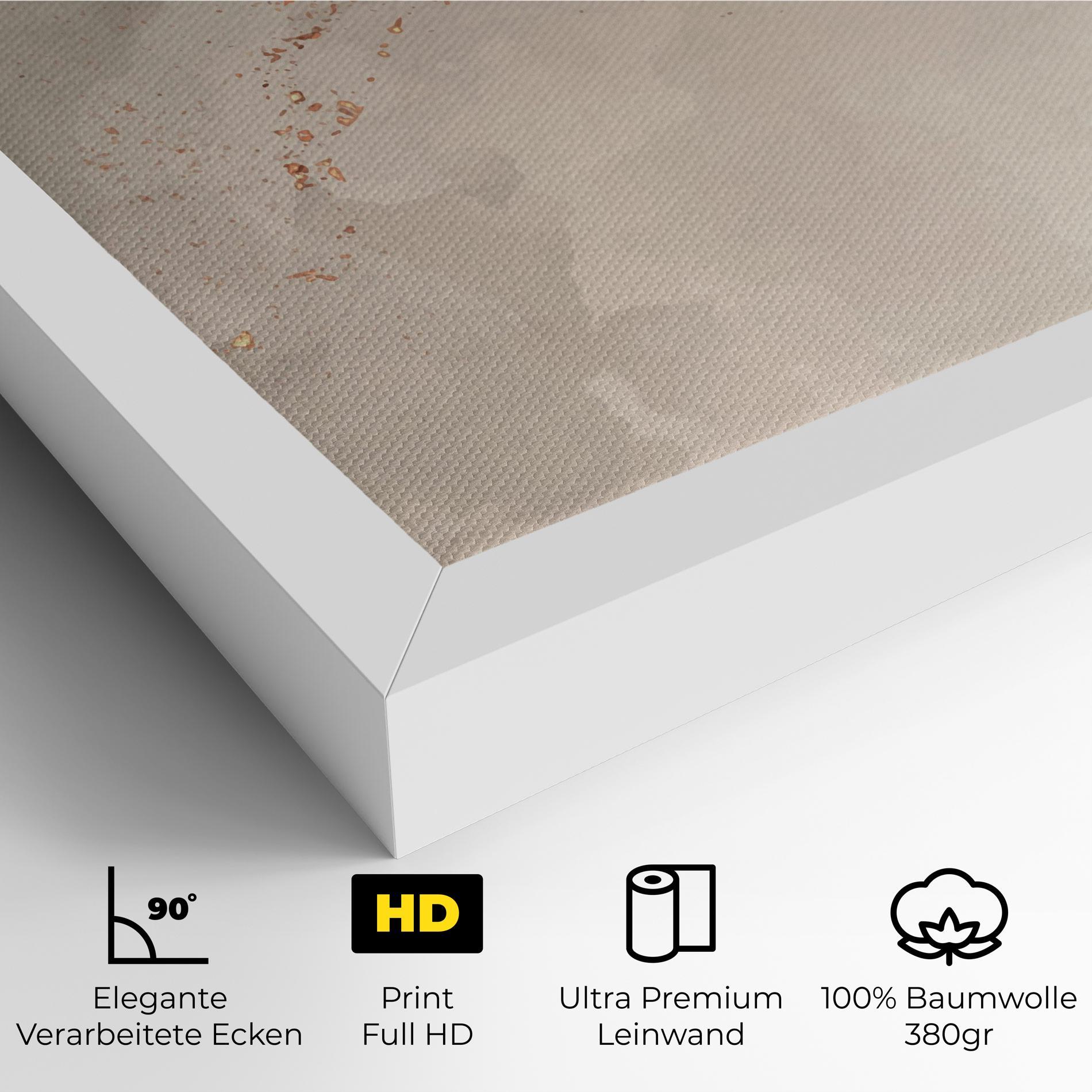 Leinwandbild Pink Grey Marble 01 mockup 4