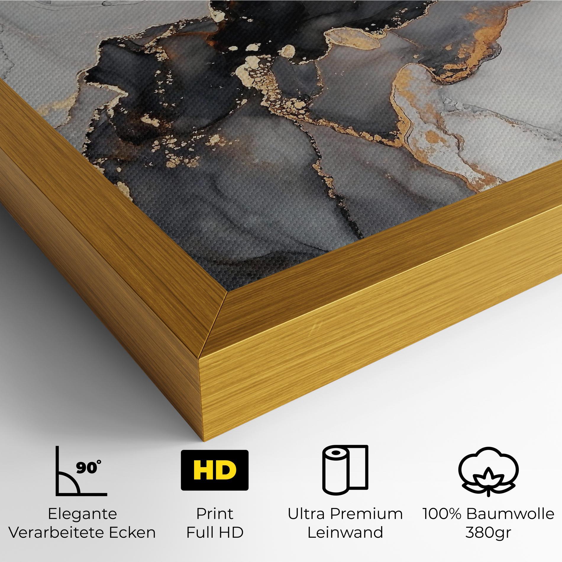 Leinwandbild Marble Shades mockup 4