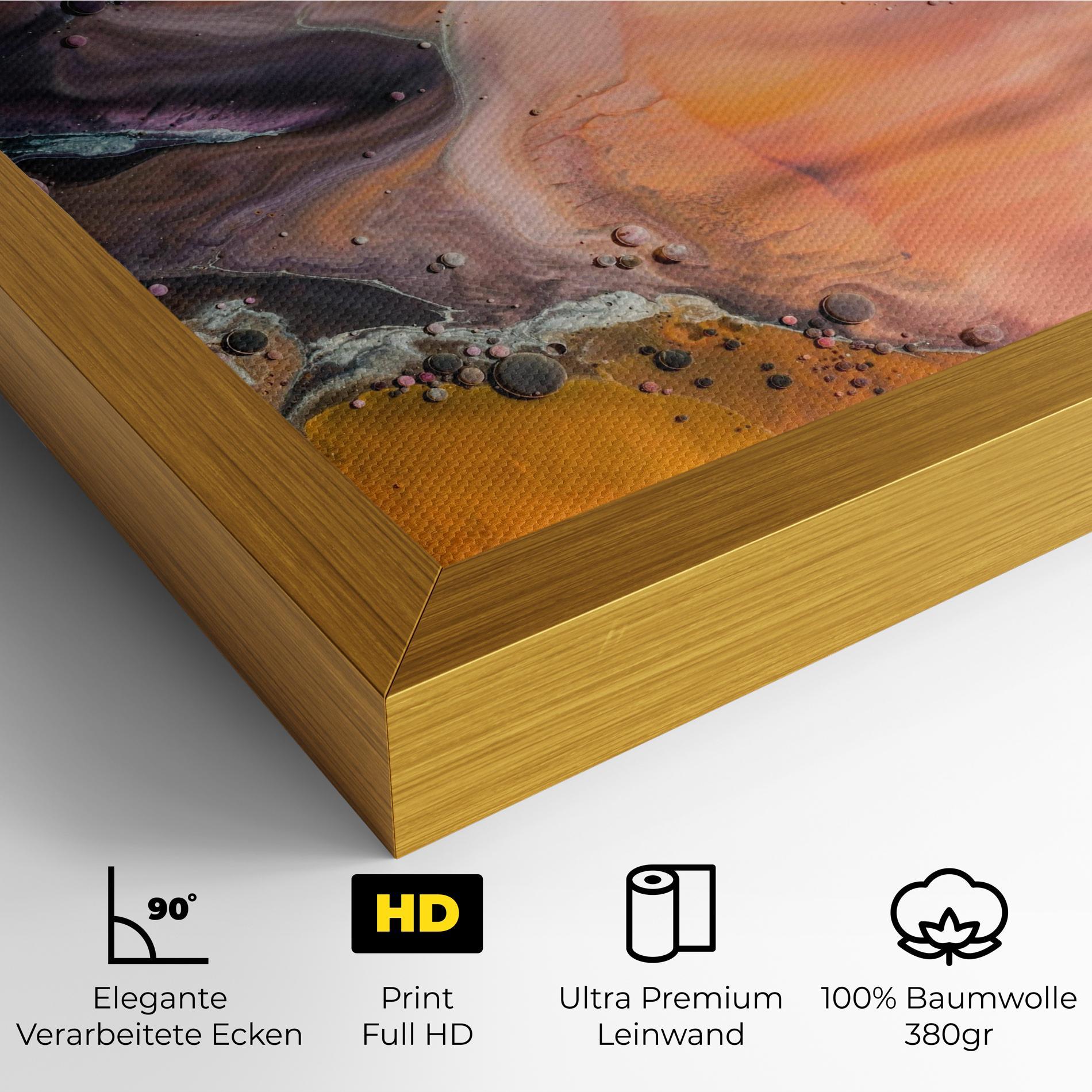 Leinwandbild Orange Shades mockup 4