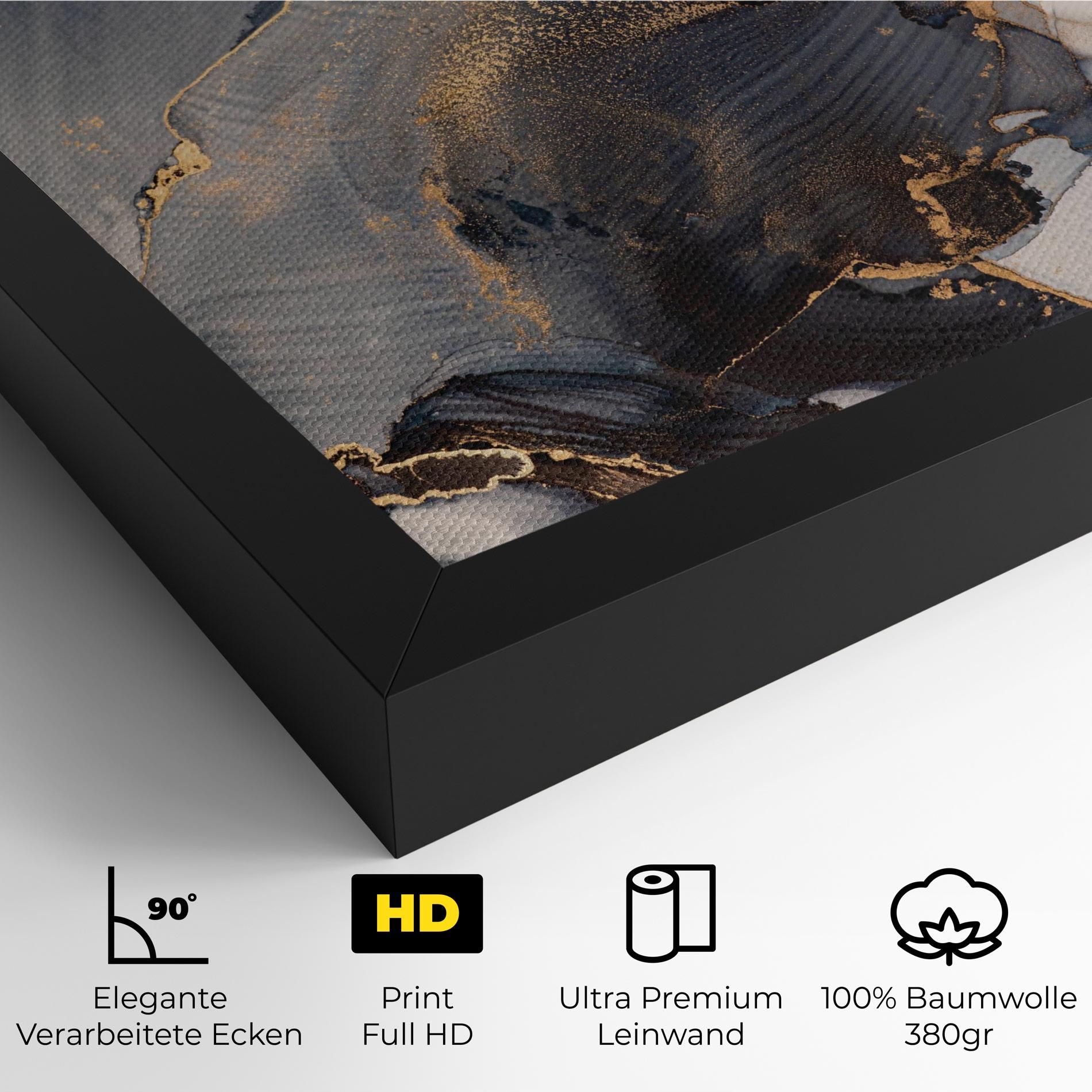 Golden Abstract Marble mockup 4