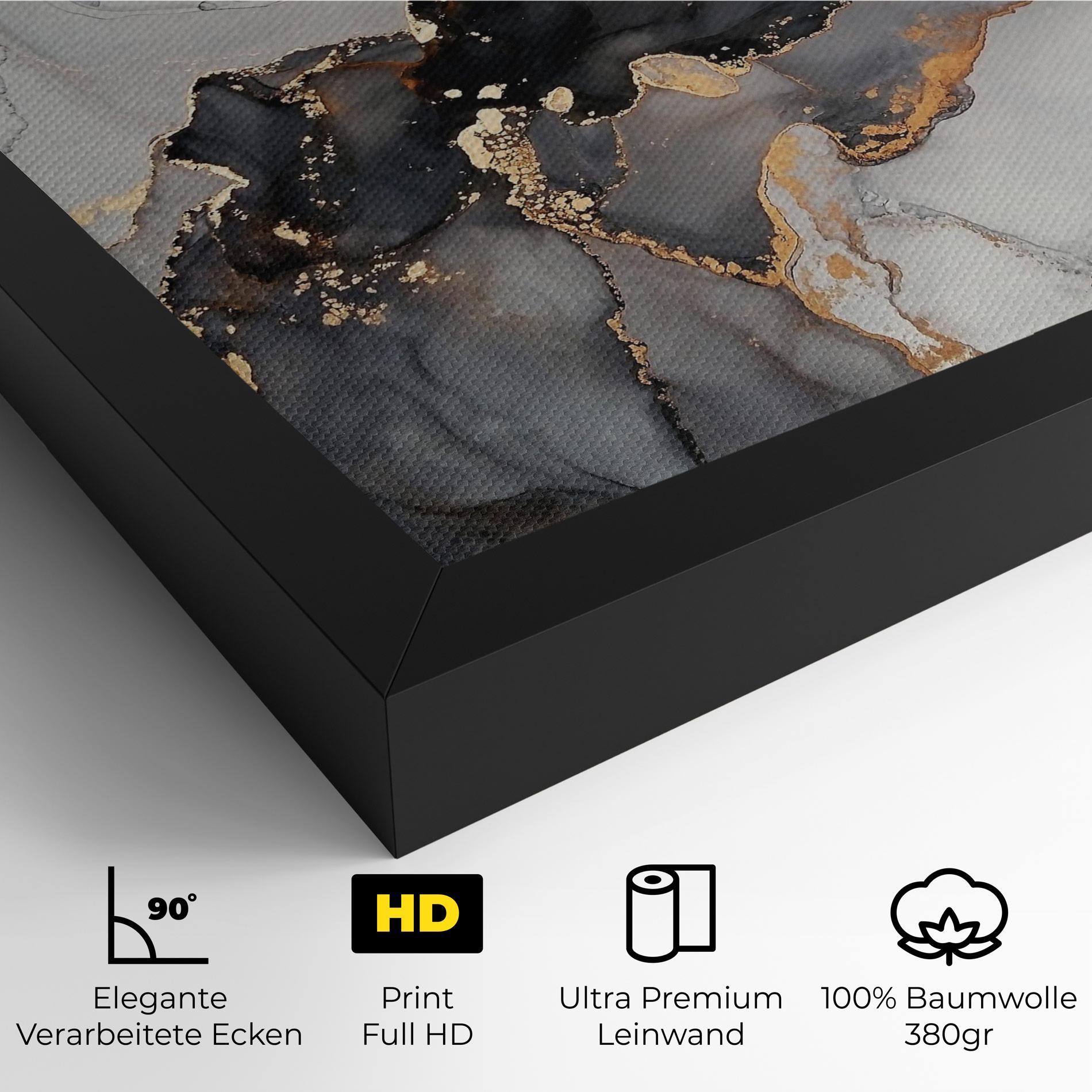 Leinwandbild Marble Shades mockup 4