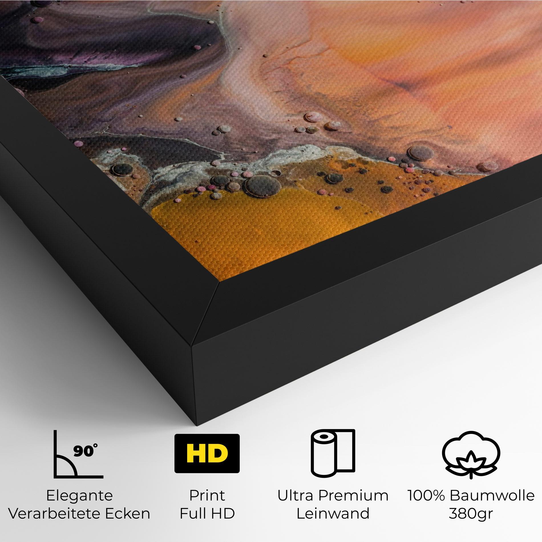 Leinwandbild Orange Shades mockup 4