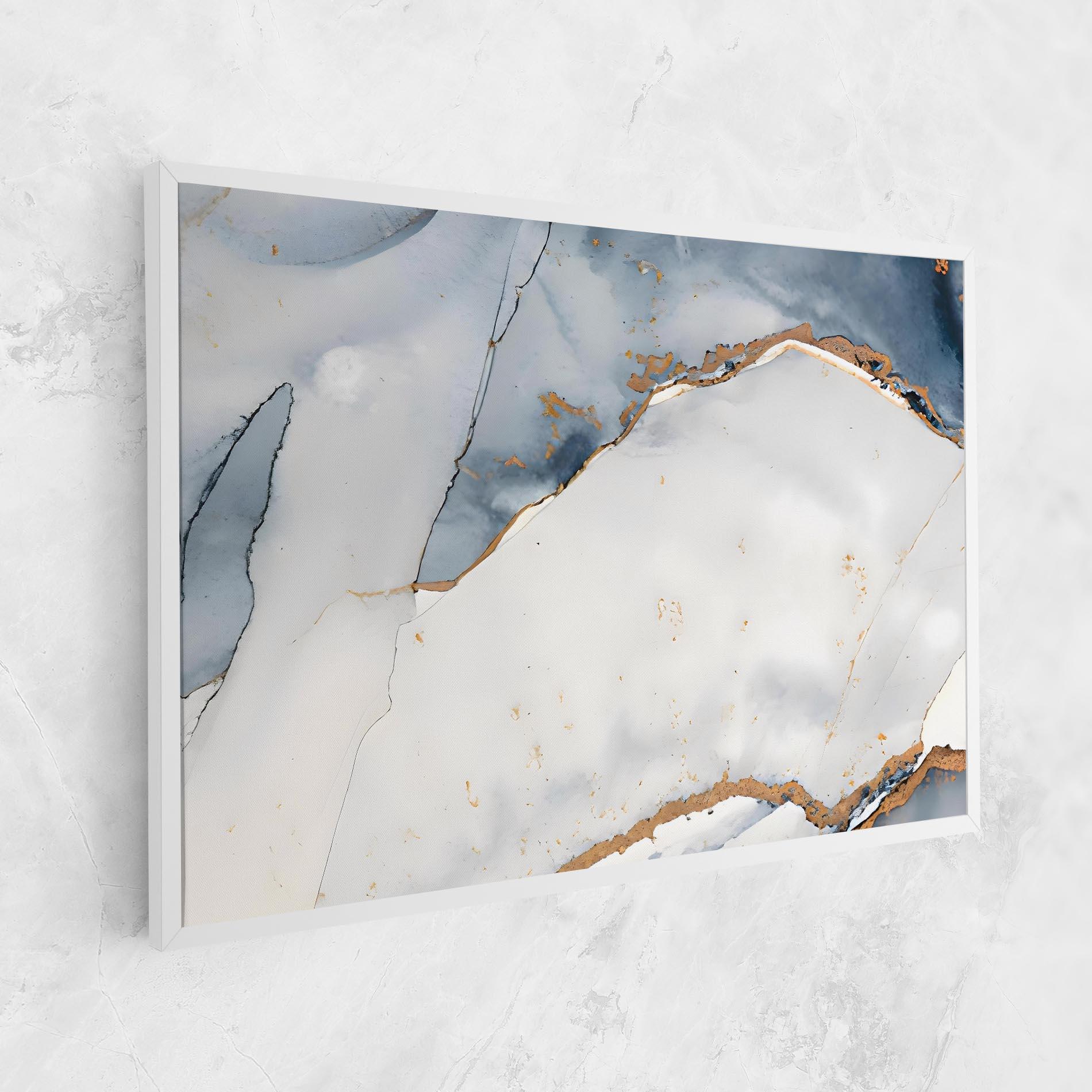 Leinwandbild Blue Watercolor mockup 1