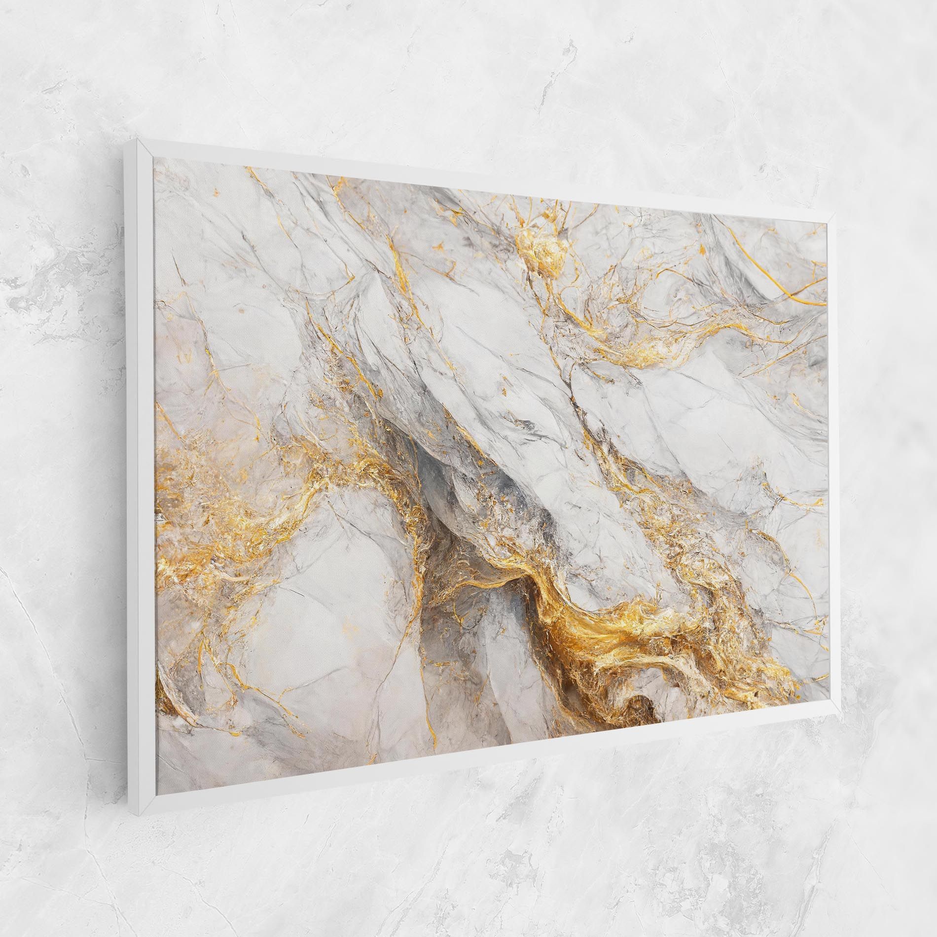 Gold Liquid Grey Marble mockup 1