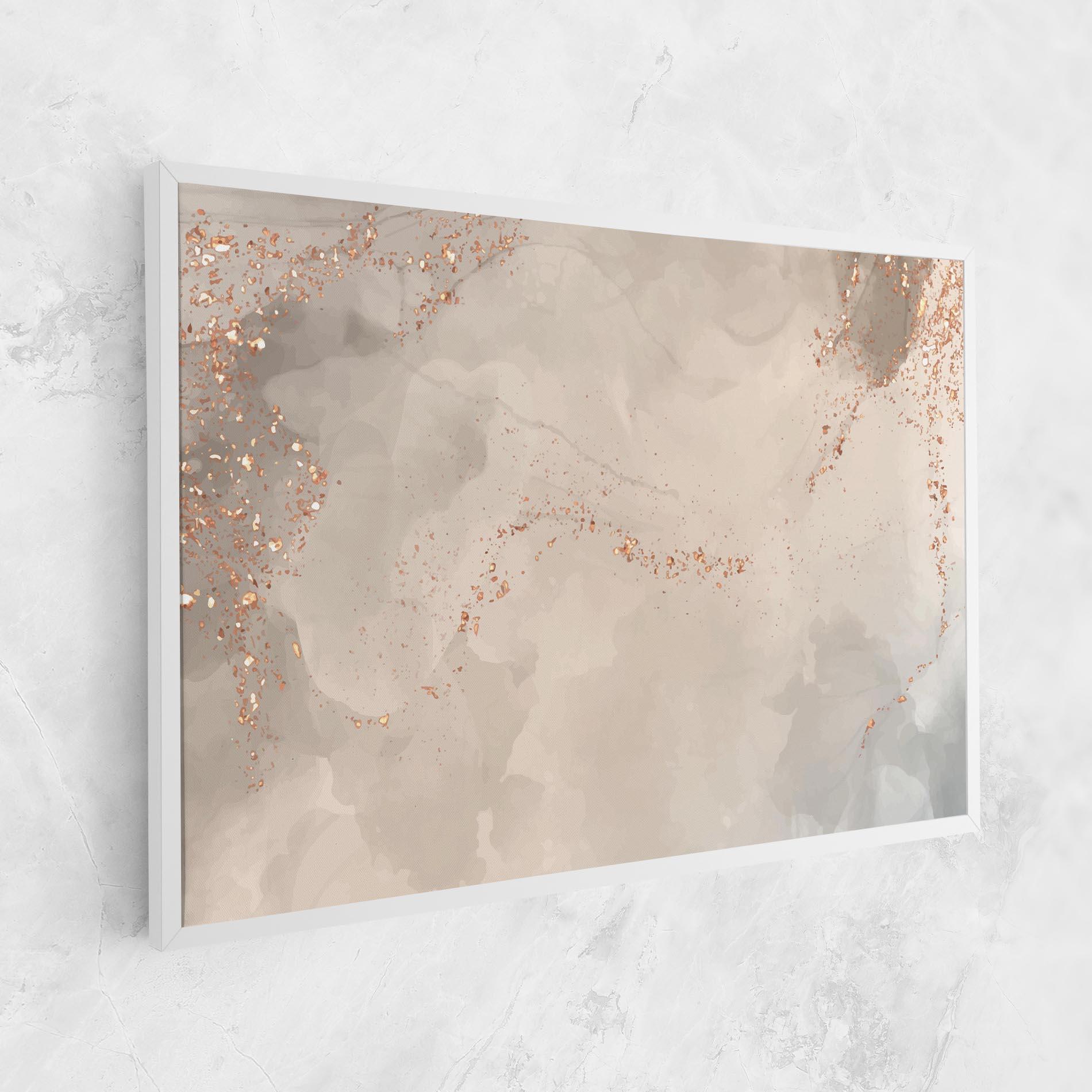 Leinwandbild Pink Grey Marble 01 mockup 1
