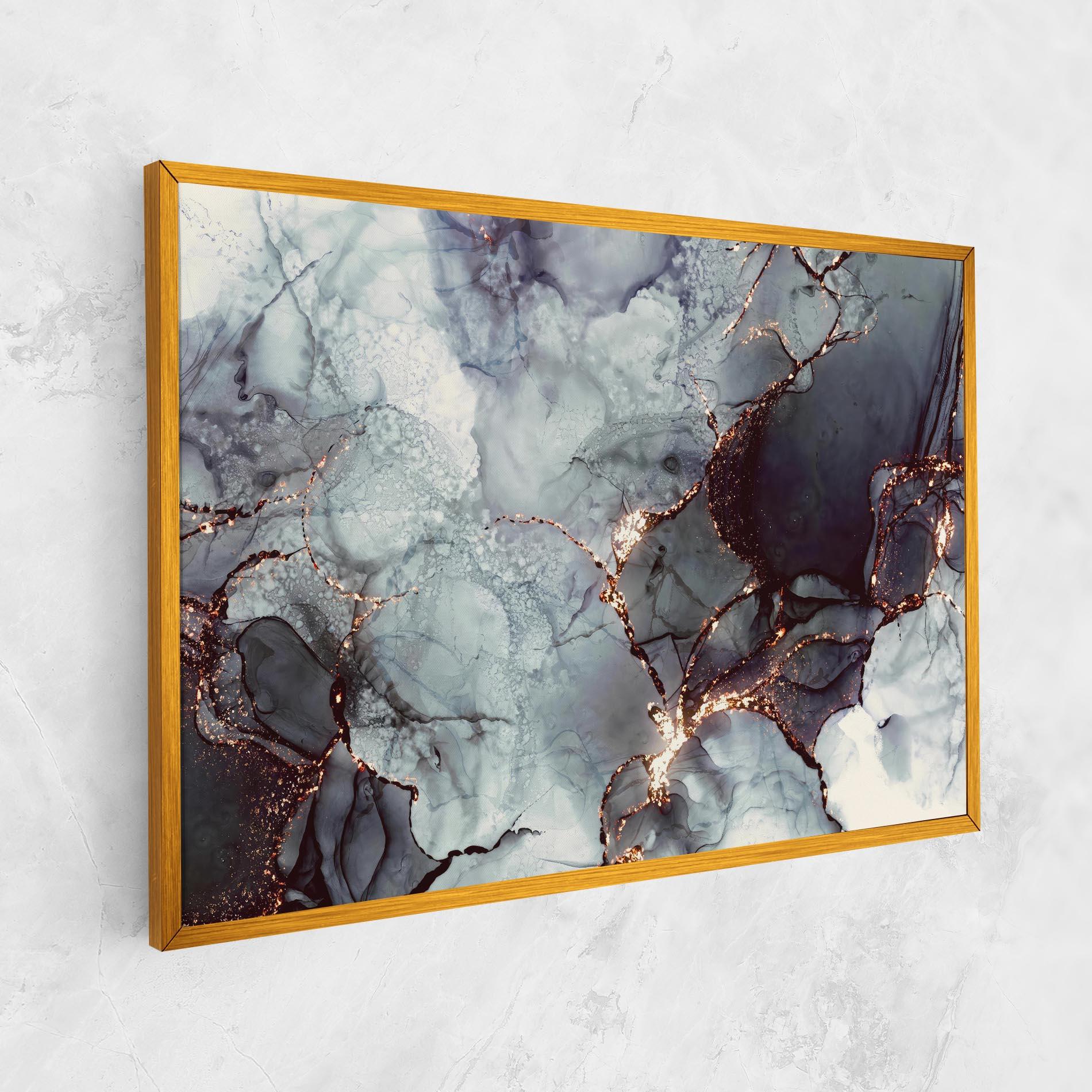 Leinwandbild Abstract Gold Path mockup 1