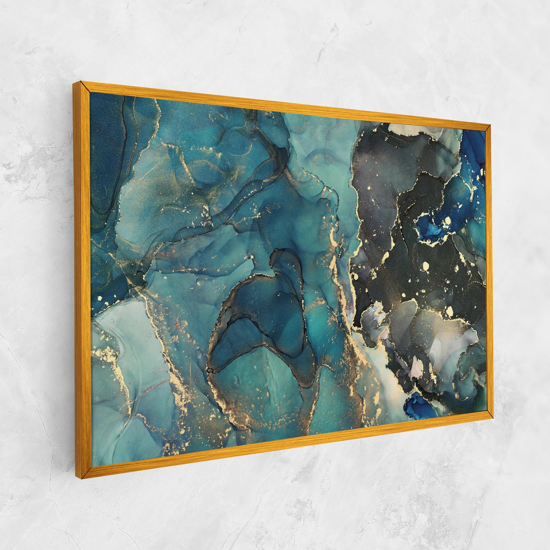 Leinwandbild Blue Marble mockup 1