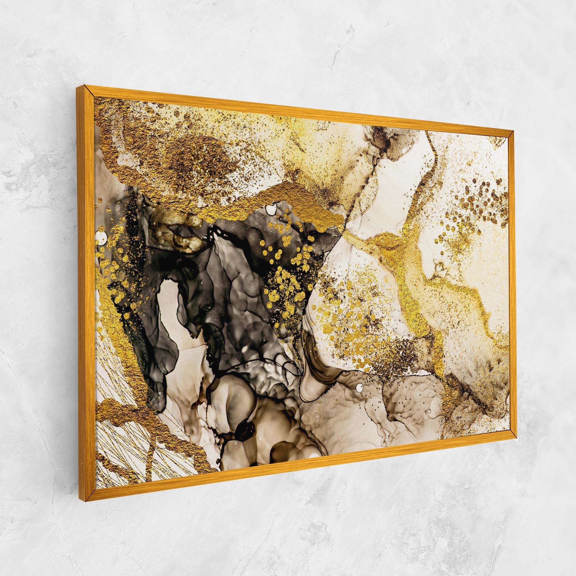 Leinwandbild Golden Sand mockup 1