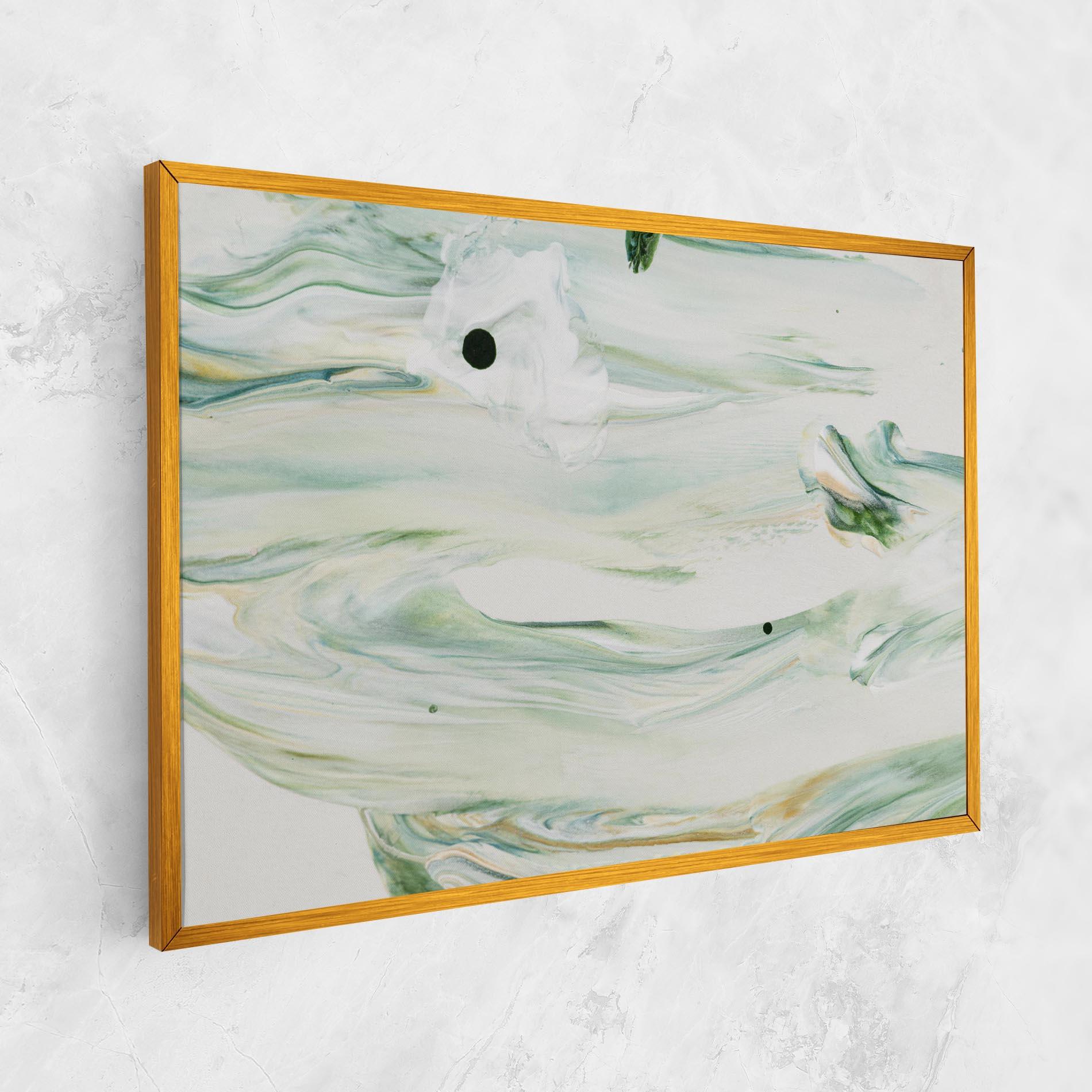 Leinwandbild Light Green Painting mockup 1