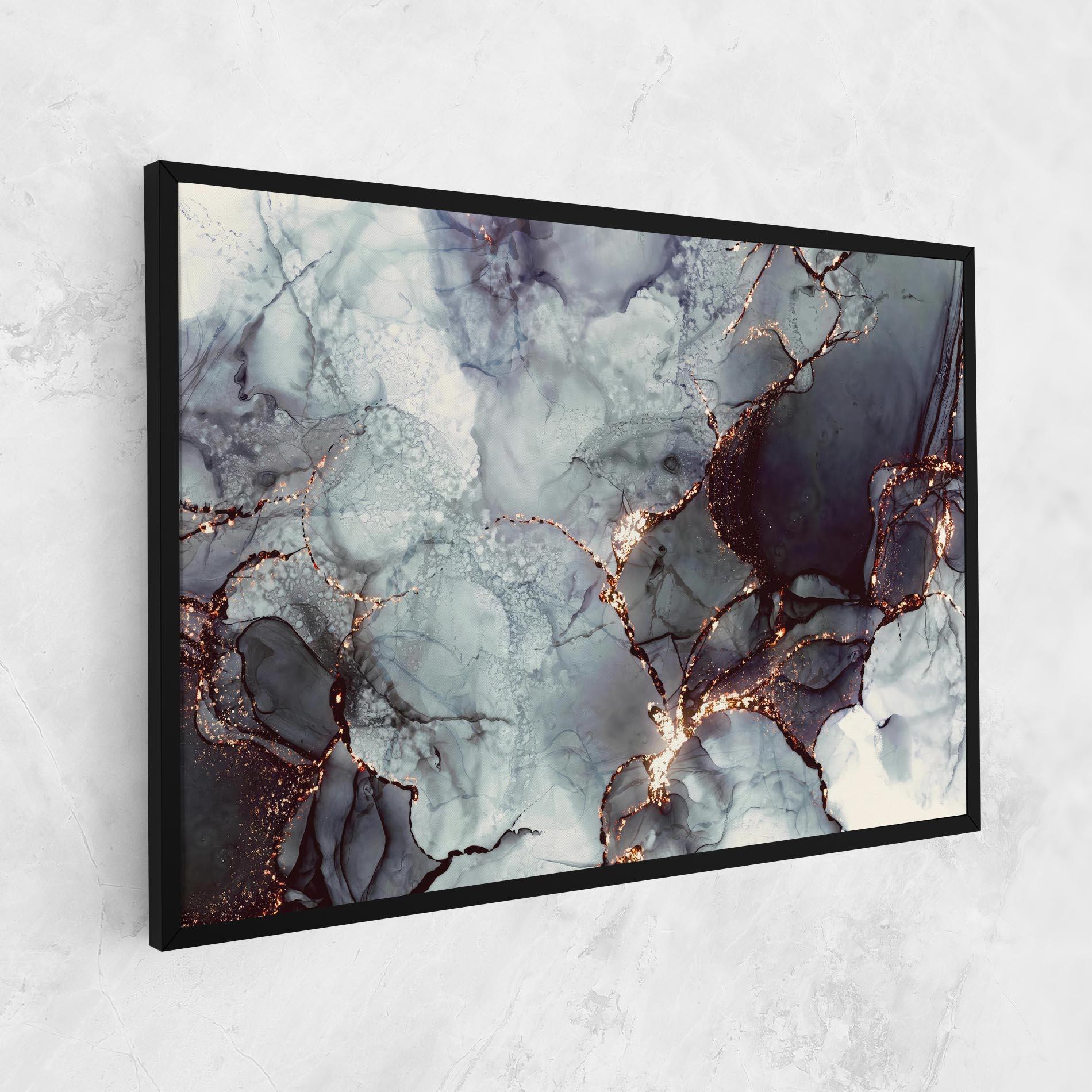 Leinwandbild Abstract Gold Path mockup 1