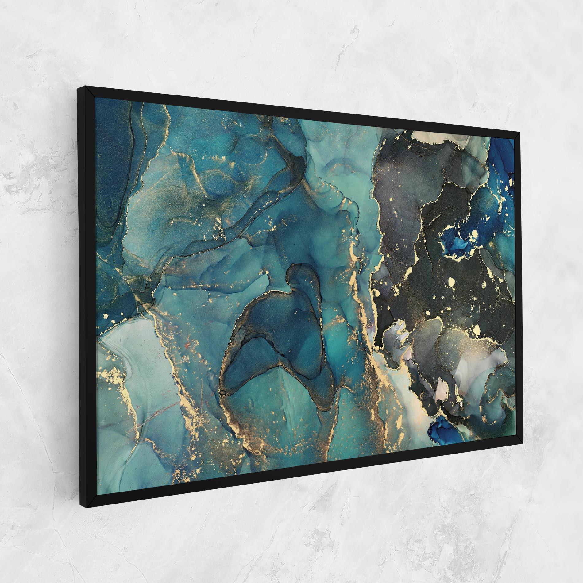 Leinwandbild Blue Marble mockup 1