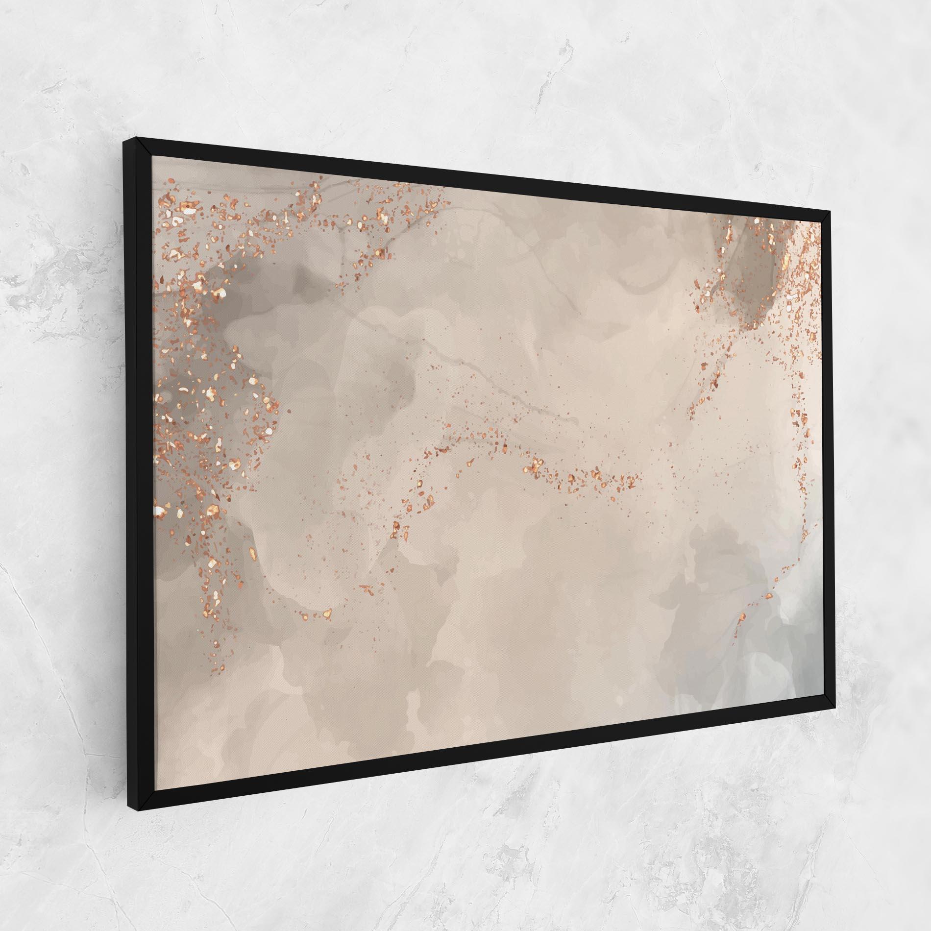 Leinwandbild Pink Grey Marble 01 mockup 1