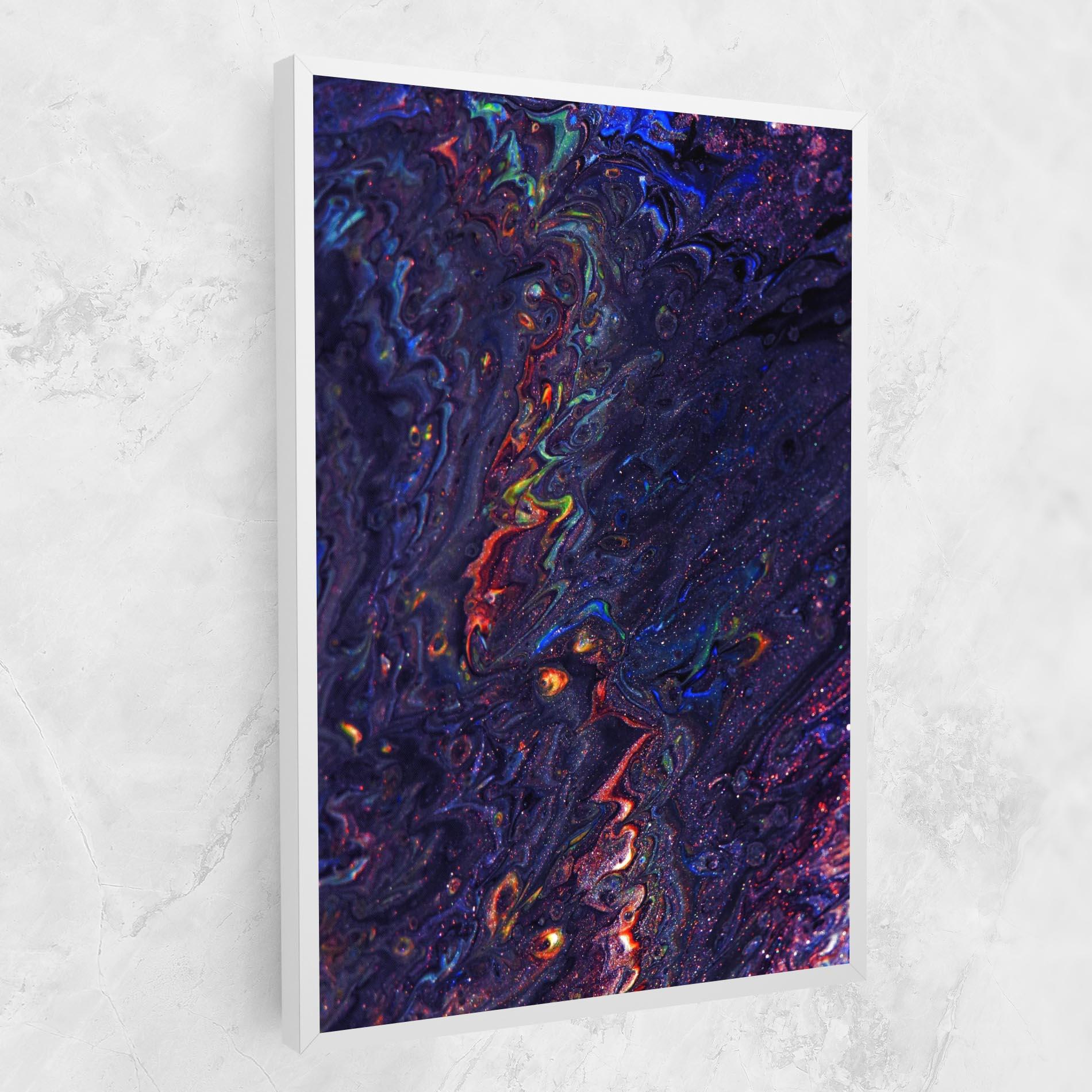 Leinwandbild Dark Purple Texture mockup 1