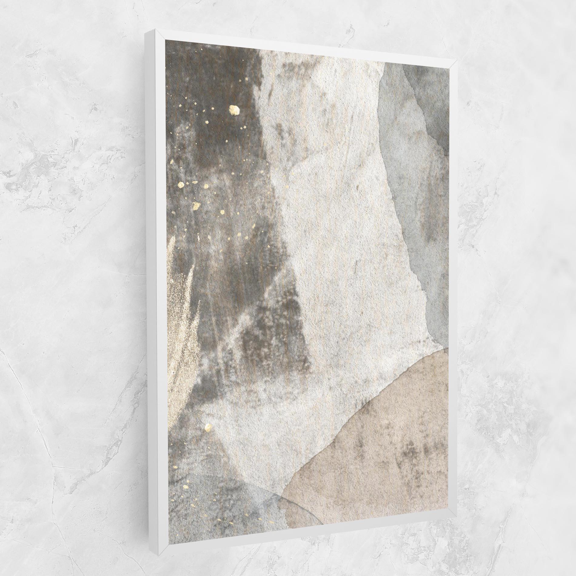 Leinwandbild Light Cream Marble mockup 1