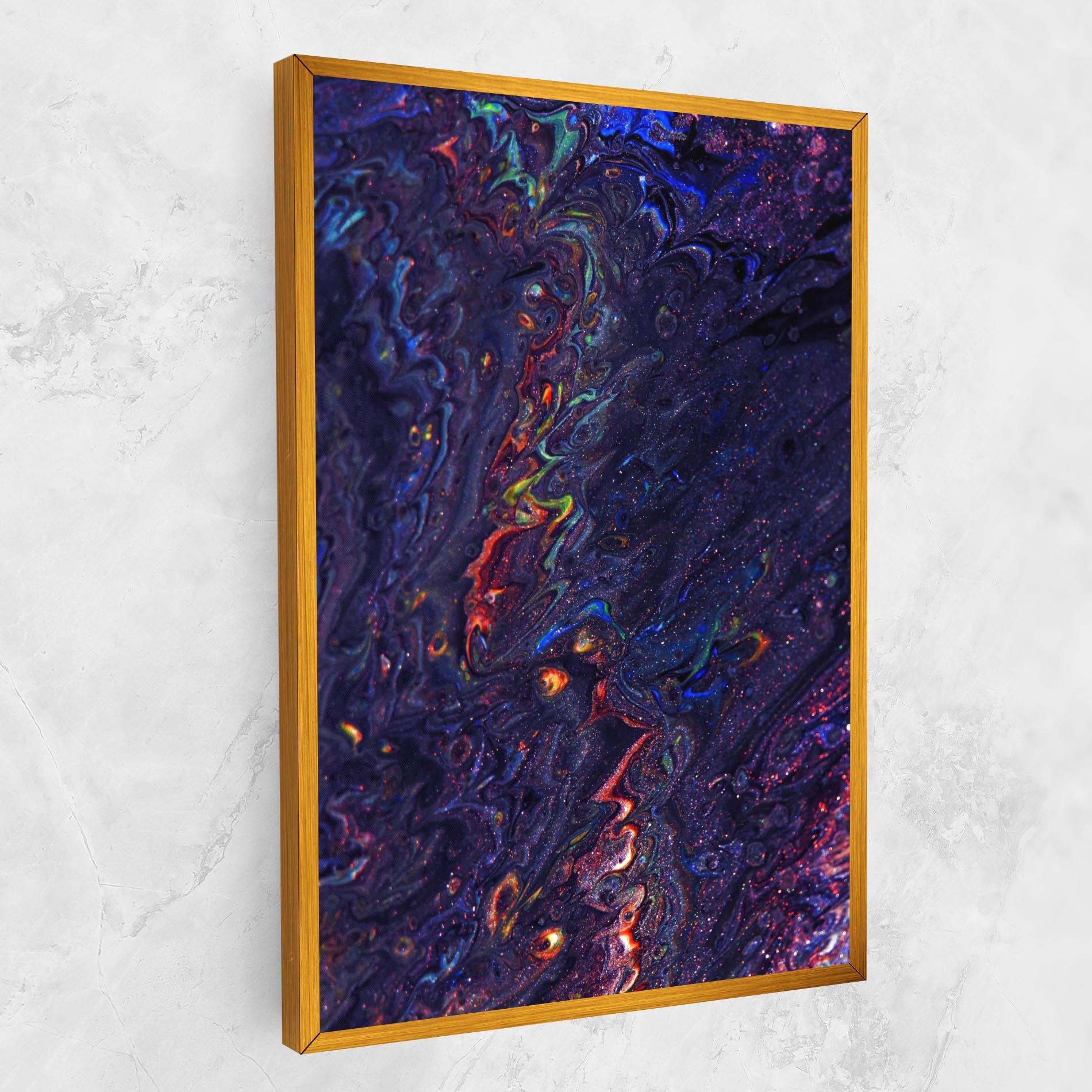 Leinwandbild Dark Purple Texture mockup 1