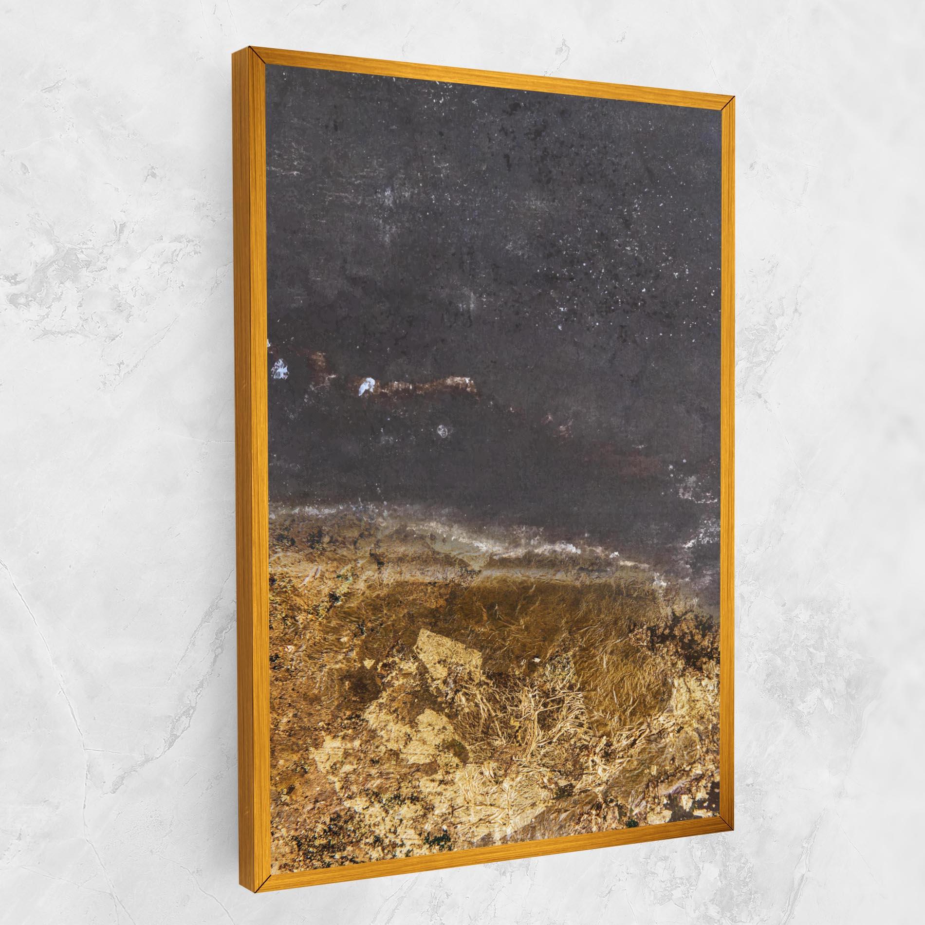Leinwandbild Gold Dark Grey mockup 1