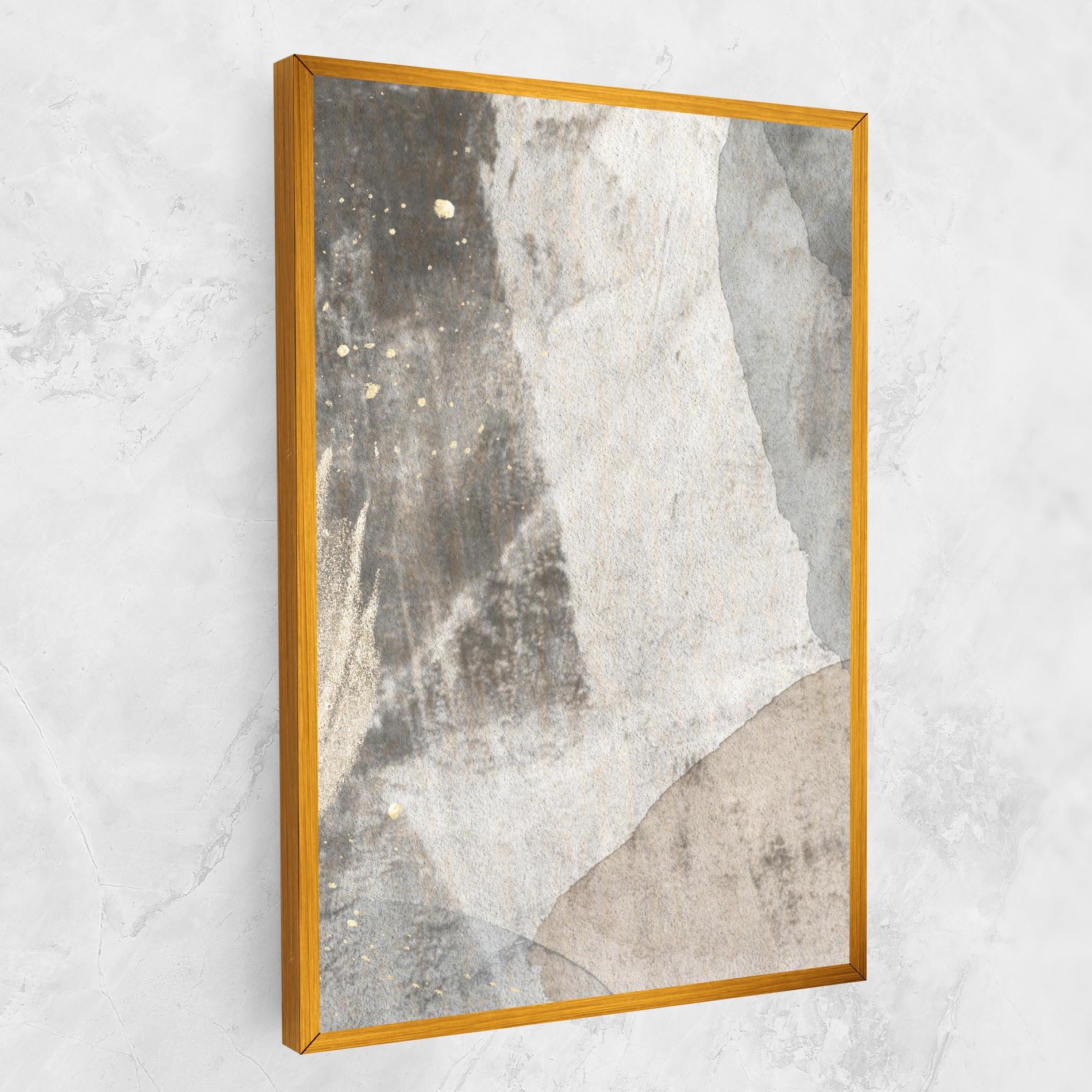 Leinwandbild Light Cream Marble mockup 1