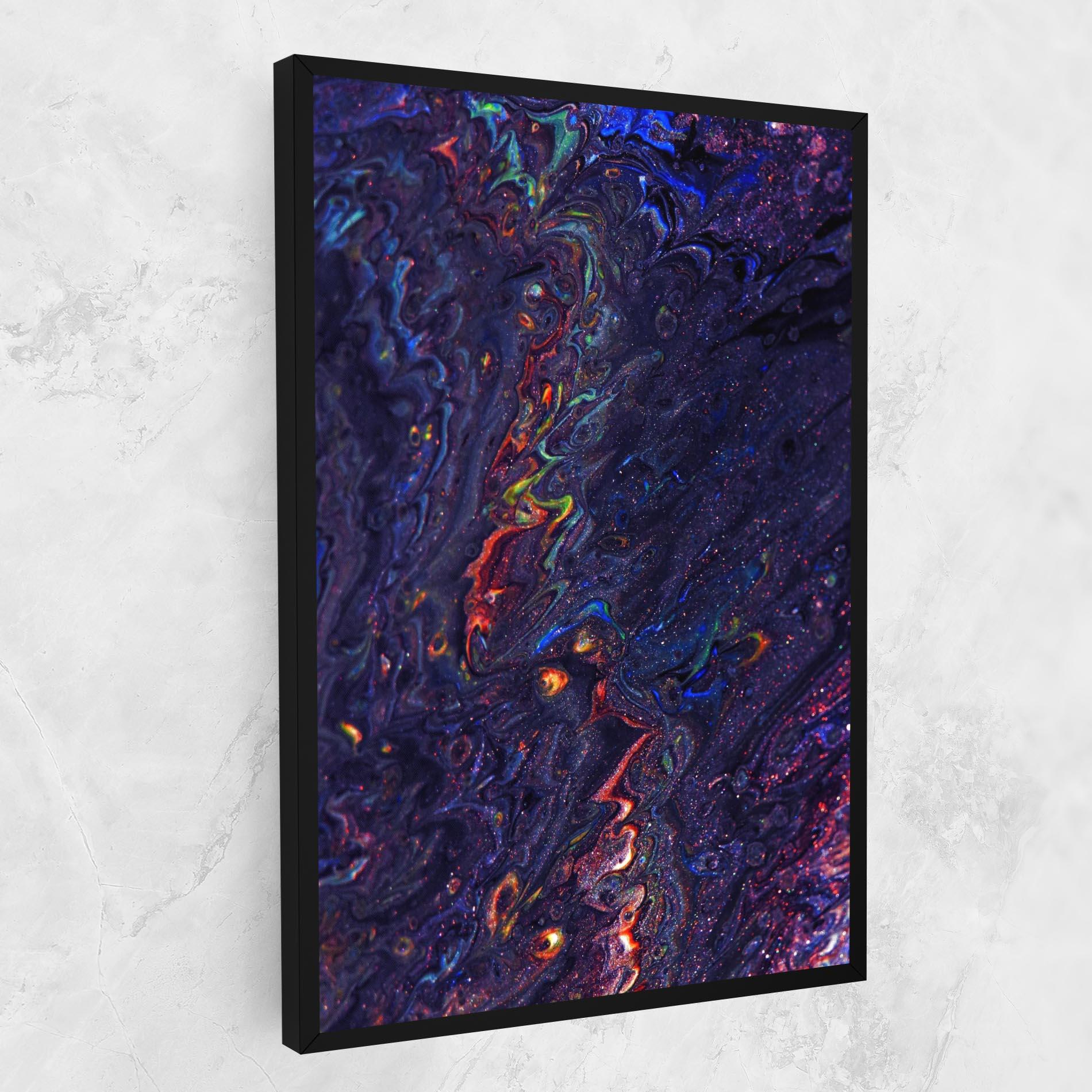 Leinwandbild Dark Purple Texture mockup 1