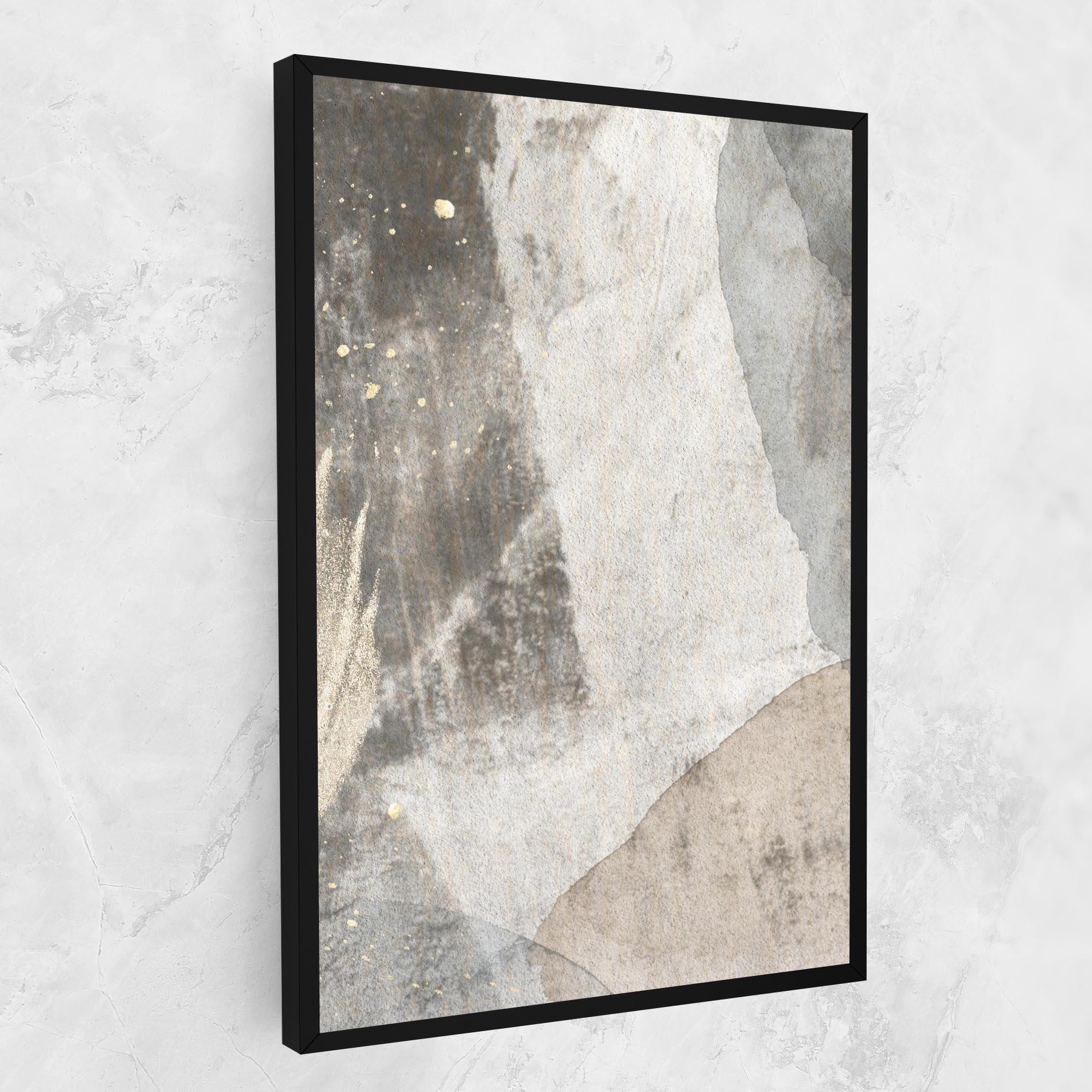Leinwandbild Light Cream Marble mockup 1
