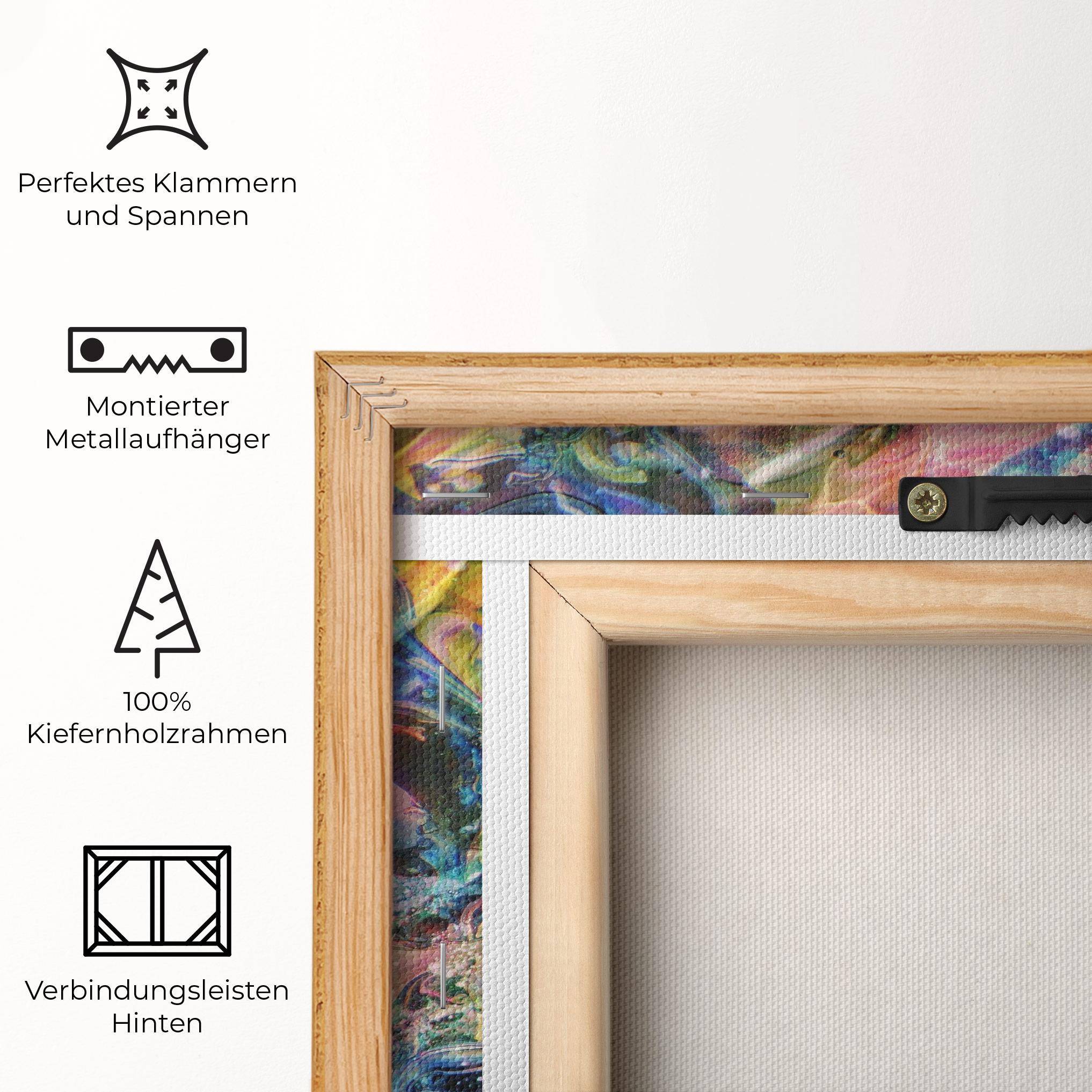 Leinwandbild Abstract Colourful Glass mockup 5