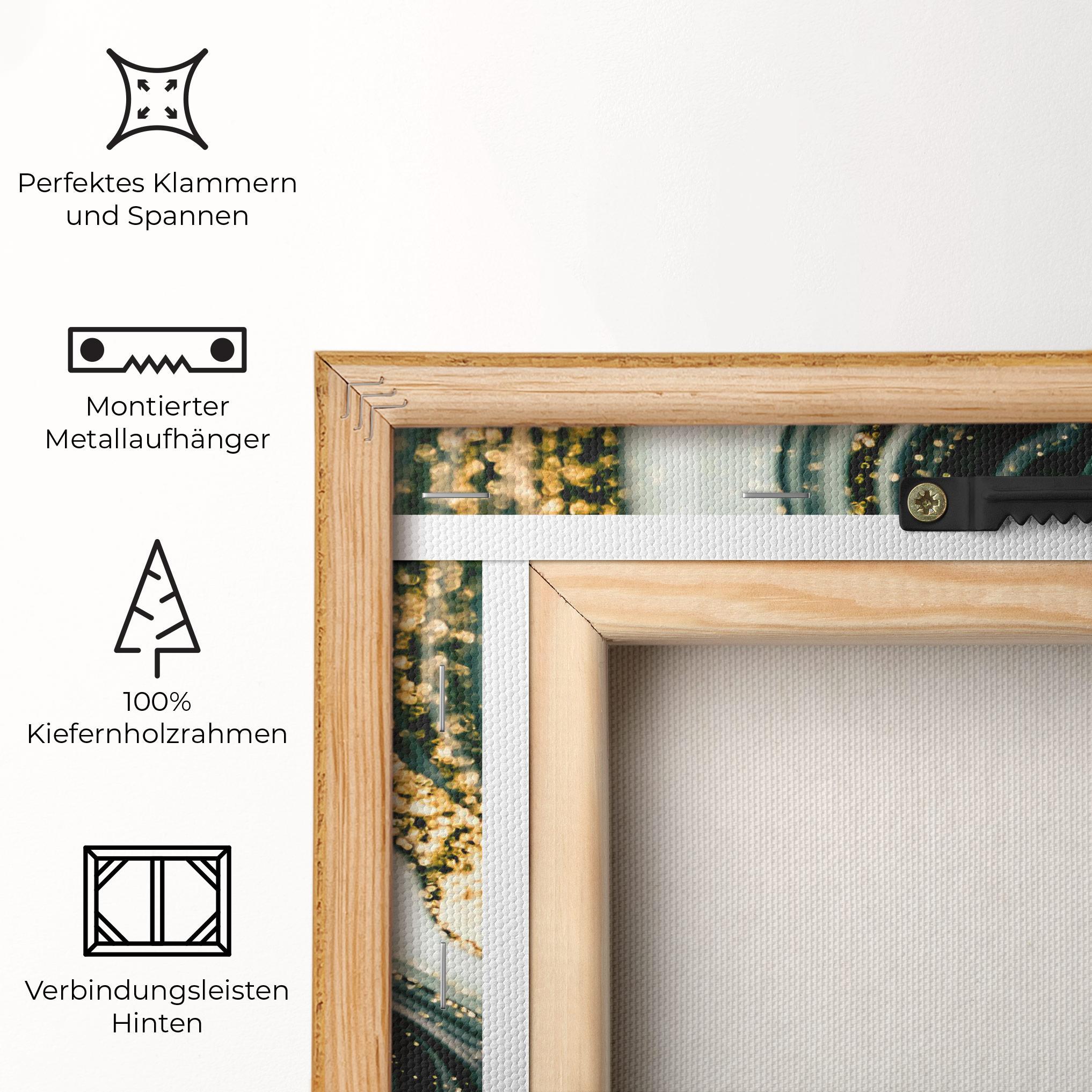 Leinwandbild Abstract Shades mockup 5