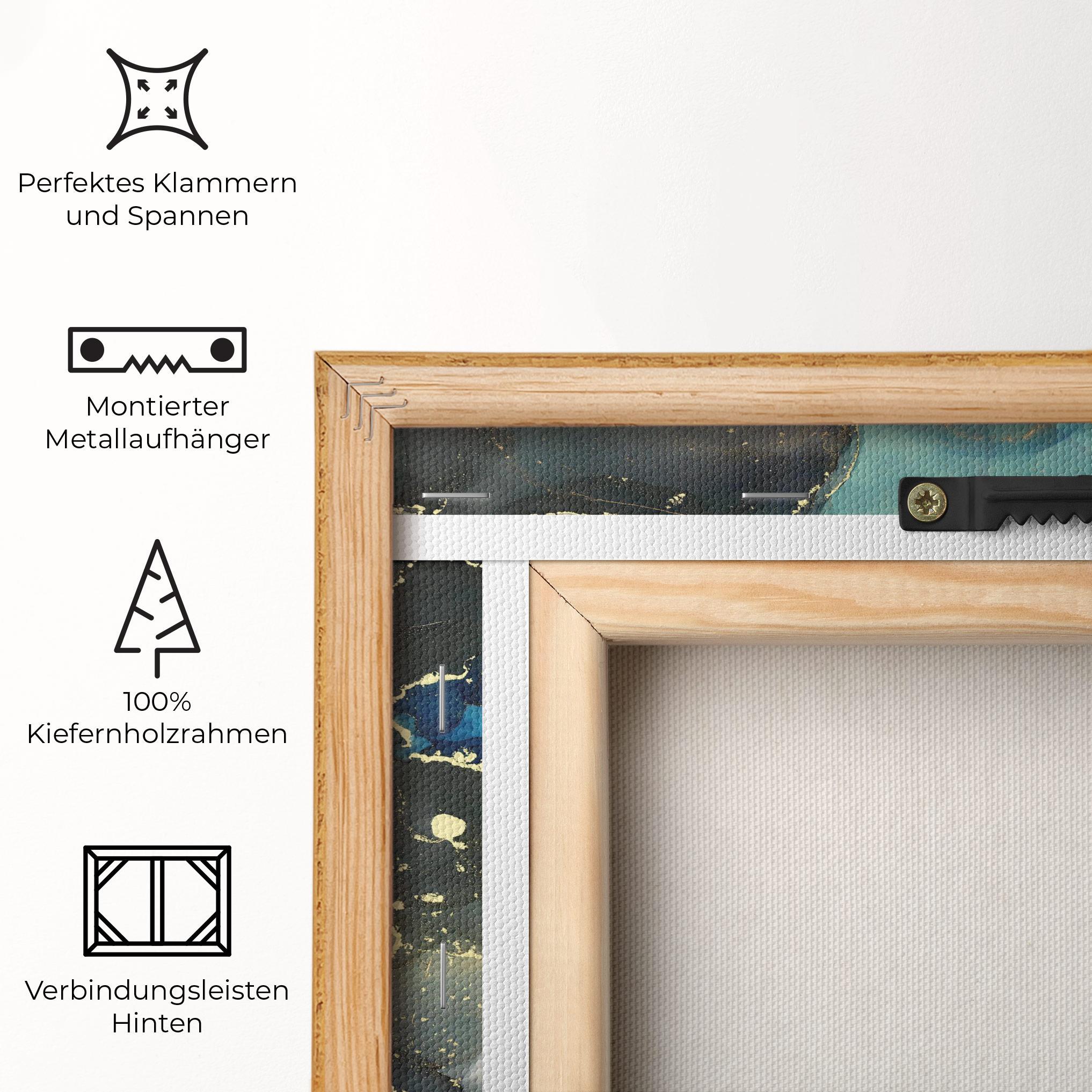 Leinwandbild Blue Marble mockup 5