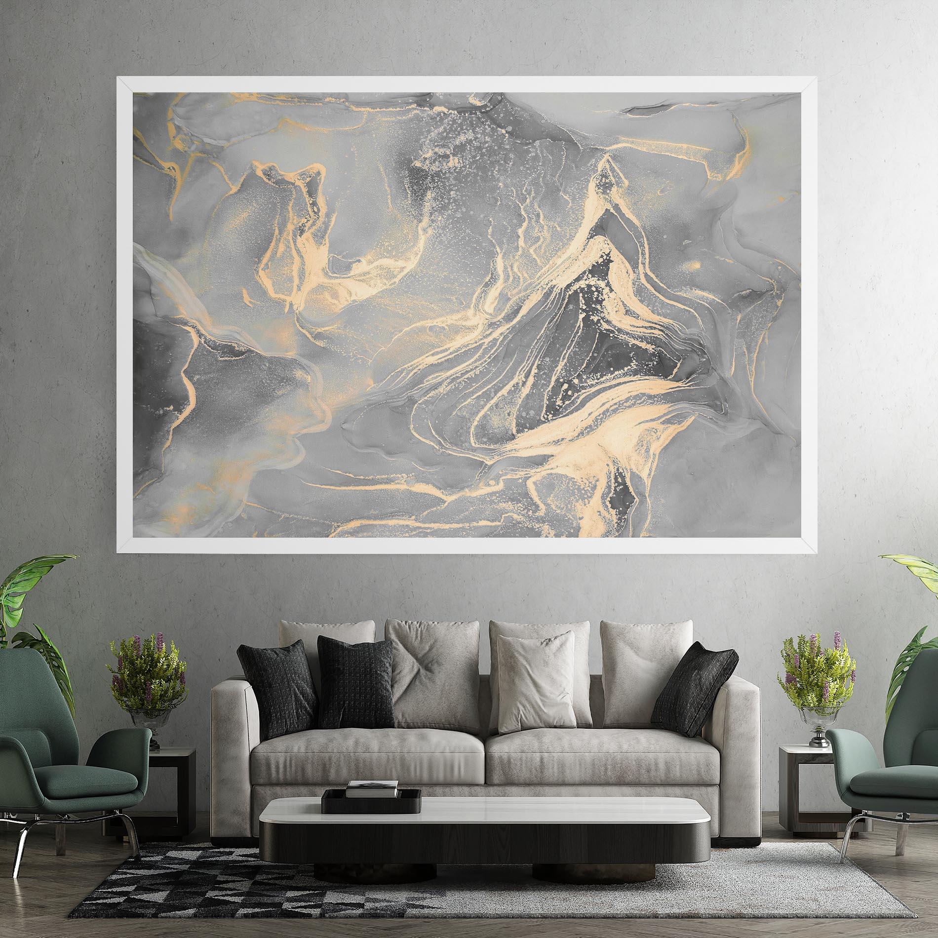 Leinwandbild Abstract Illusion mockup 7