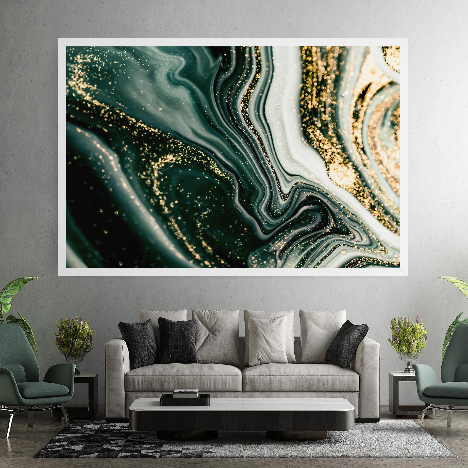 Leinwandbild Abstract Shades mockup 7