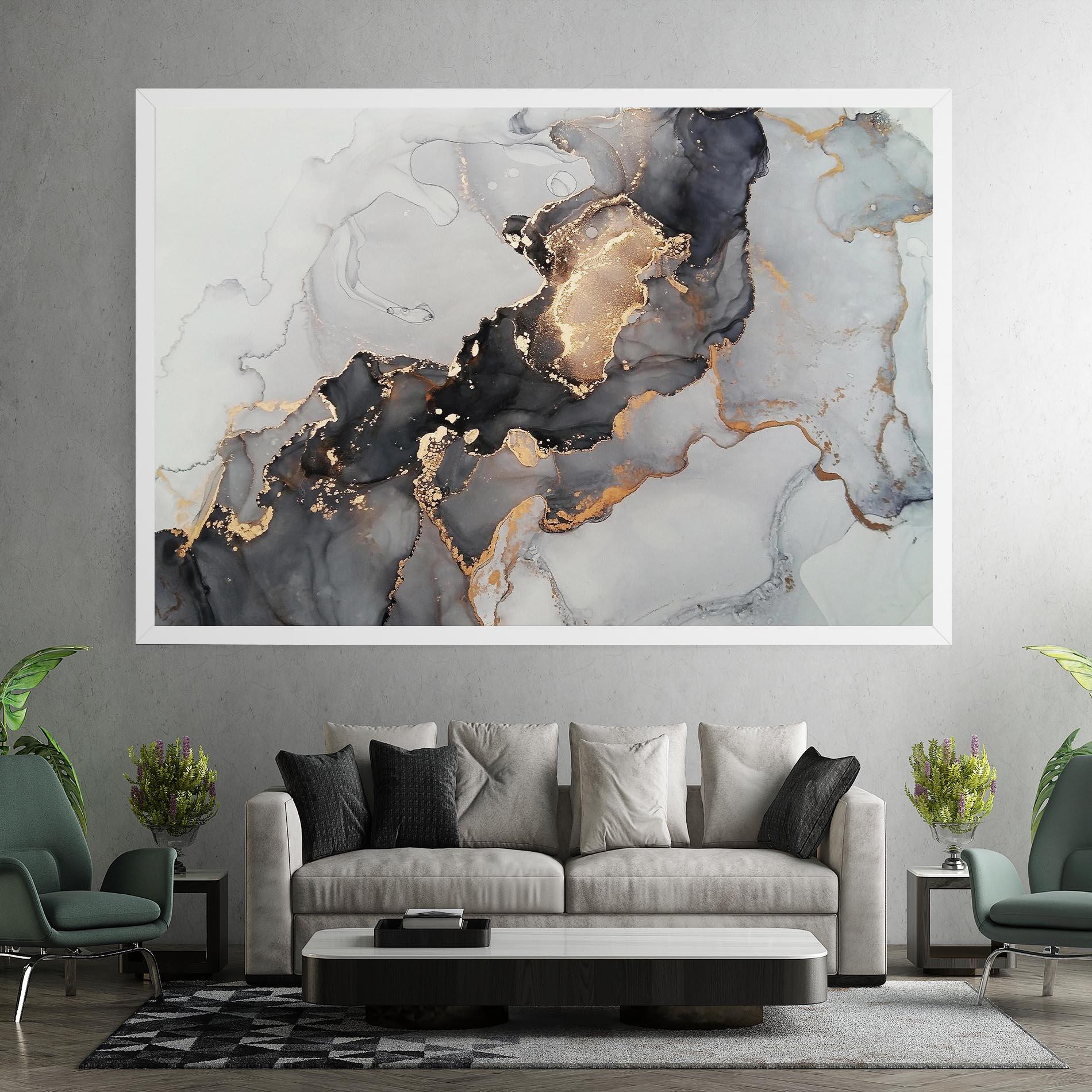 Leinwandbild Marble Shades mockup 7