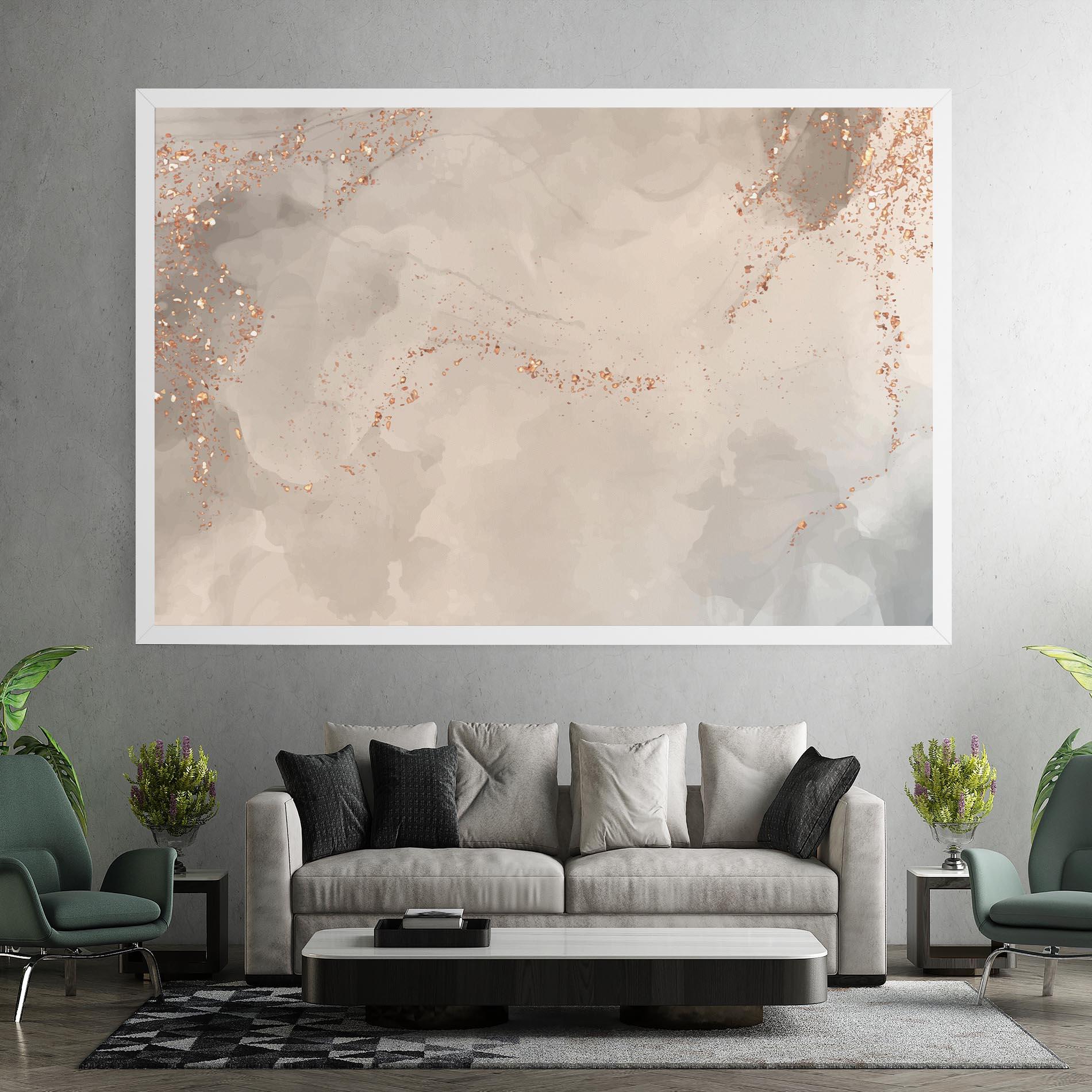 Leinwandbild Pink Grey Marble 01 mockup 7