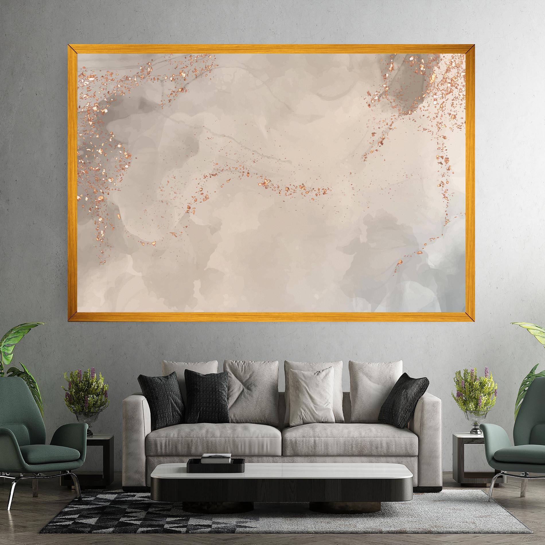 Leinwandbild Pink Grey Marble 01 mockup 7