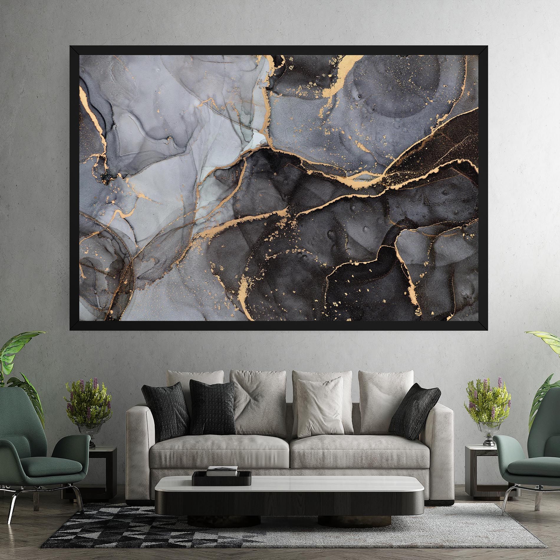 Abstract Marble mockup 7