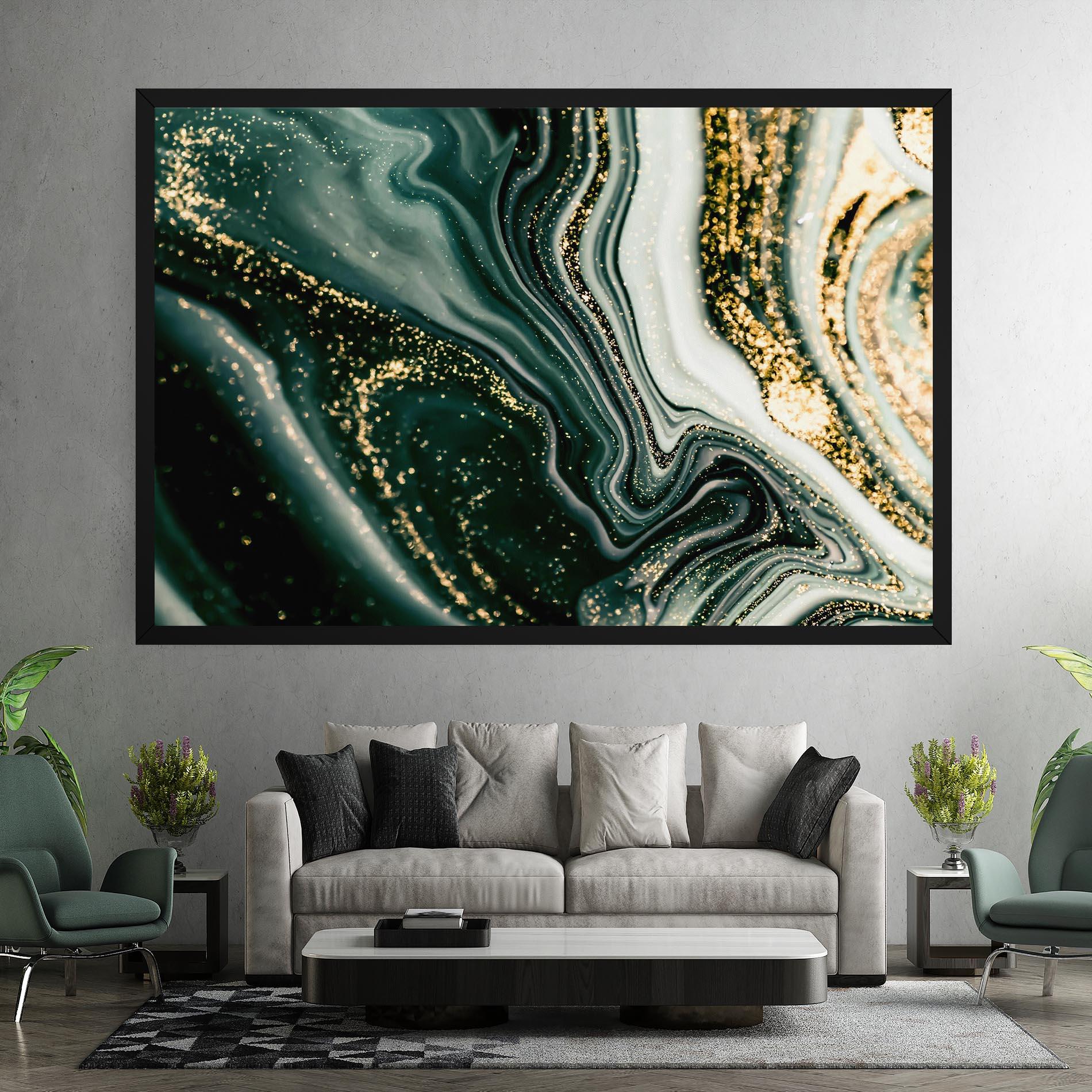 Leinwandbild Abstract Shades mockup 7