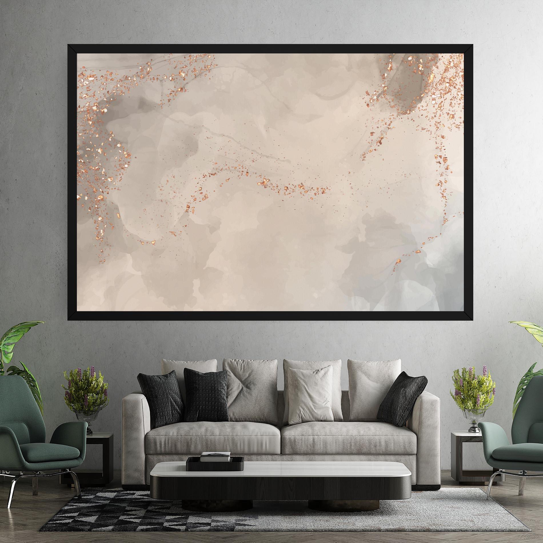 Leinwandbild Pink Grey Marble 01 mockup 7