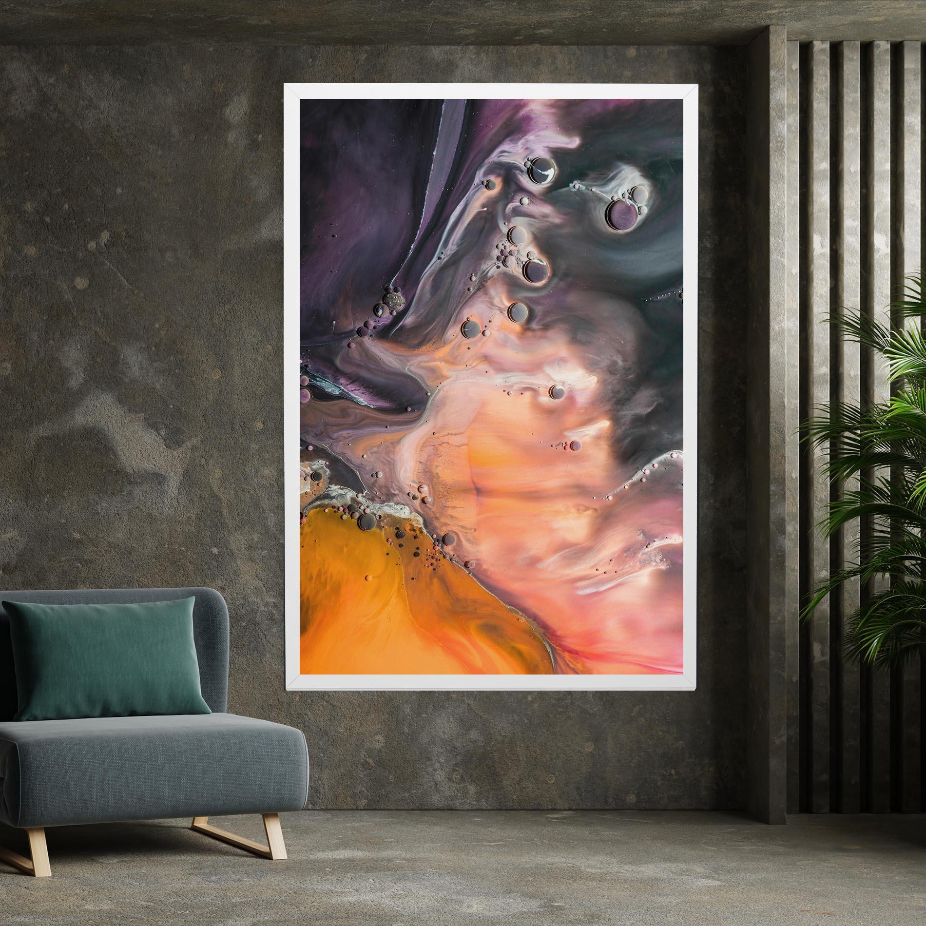 Leinwandbild Orange Shades mockup 7