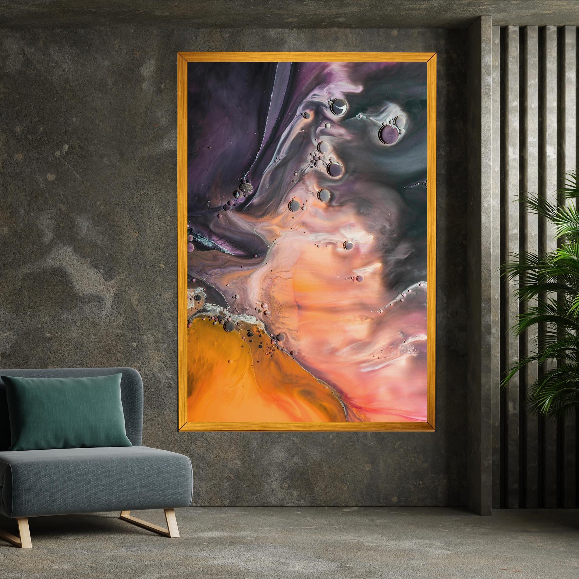 Leinwandbild Orange Shades mockup 7