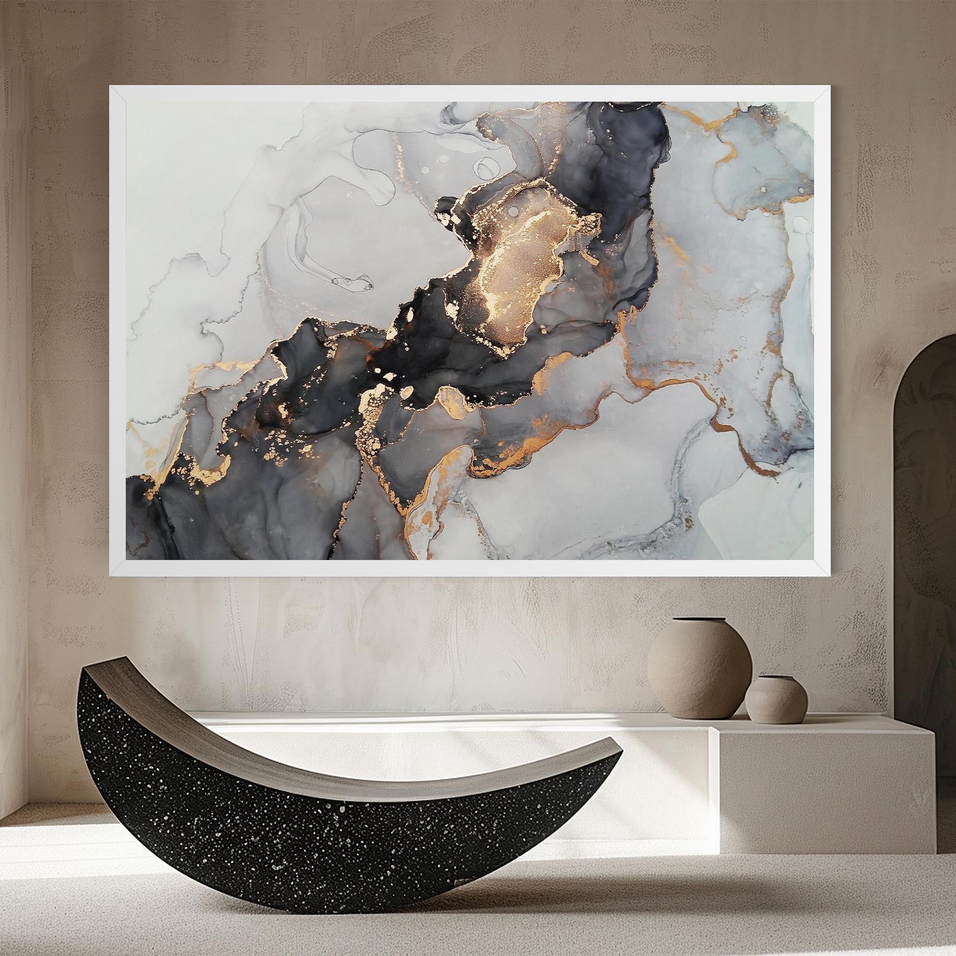 Leinwandbild Marble Shades mockup 8