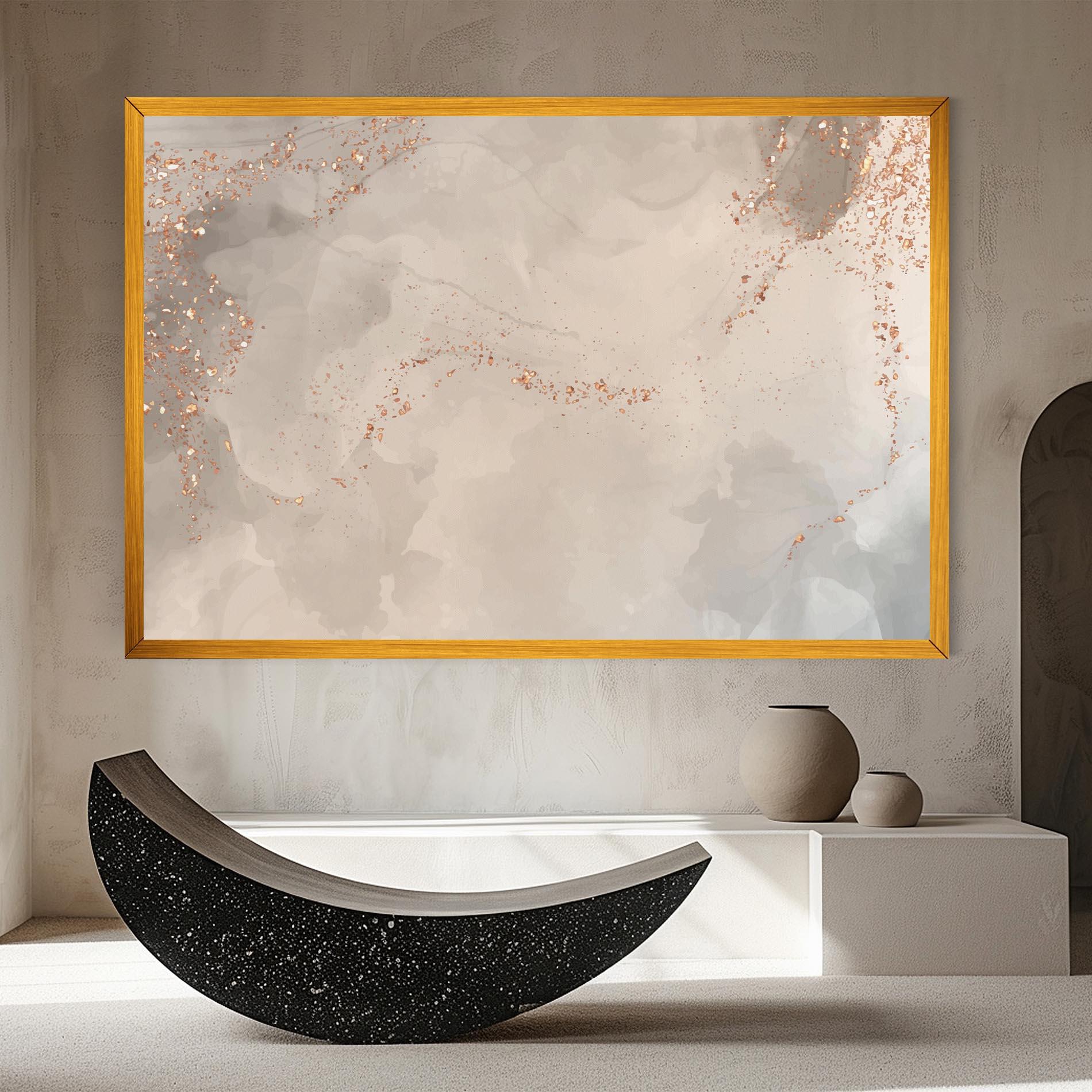 Leinwandbild Pink Grey Marble 01 mockup 8