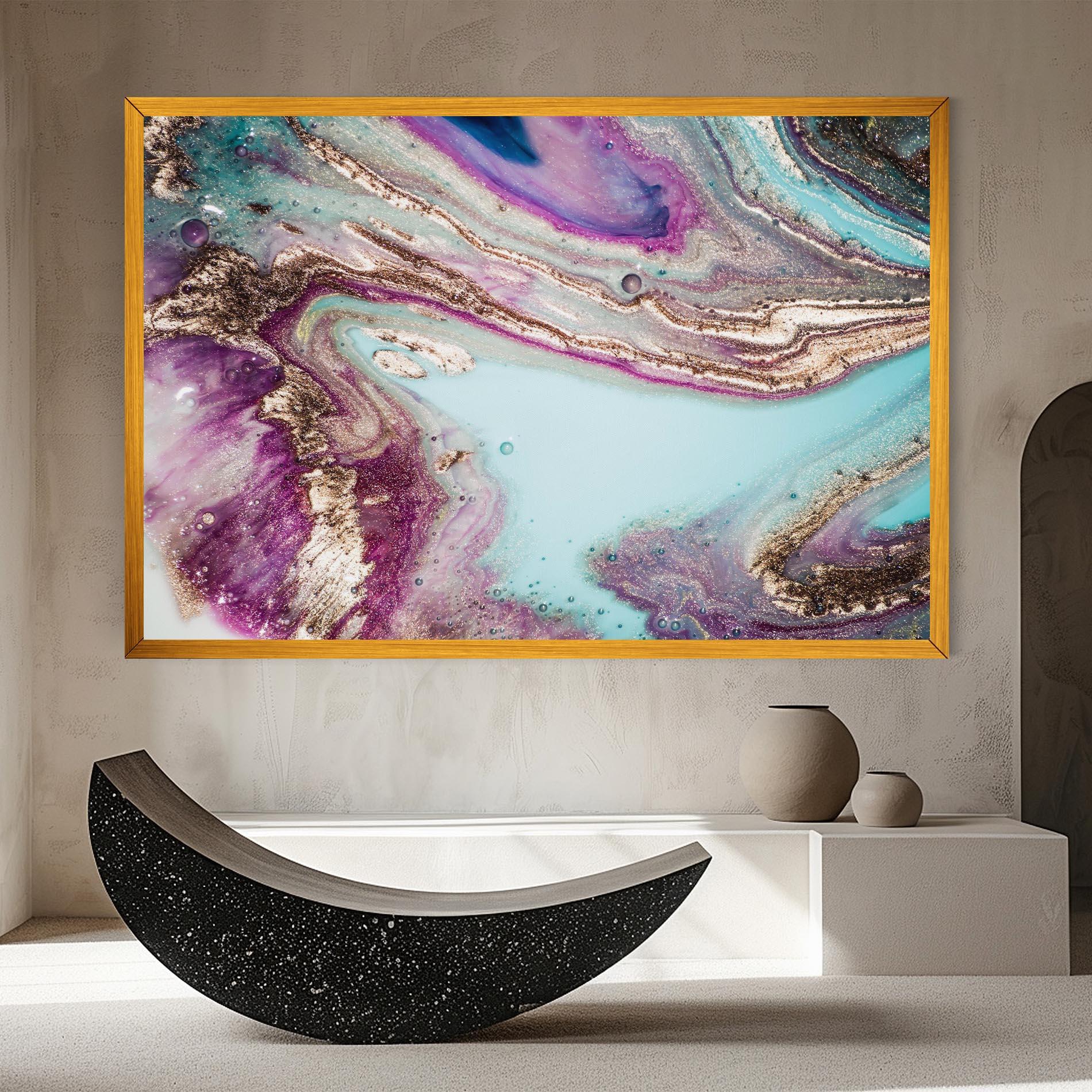 Leinwandbild Pink Marble Shades mockup 8