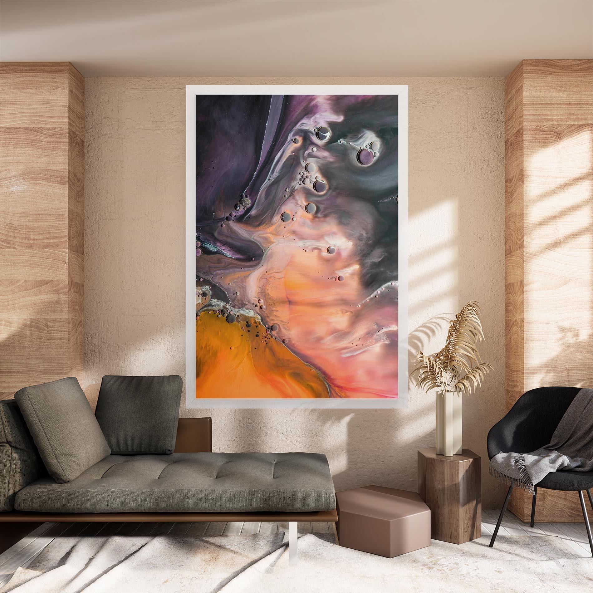 Leinwandbild Orange Shades mockup 8