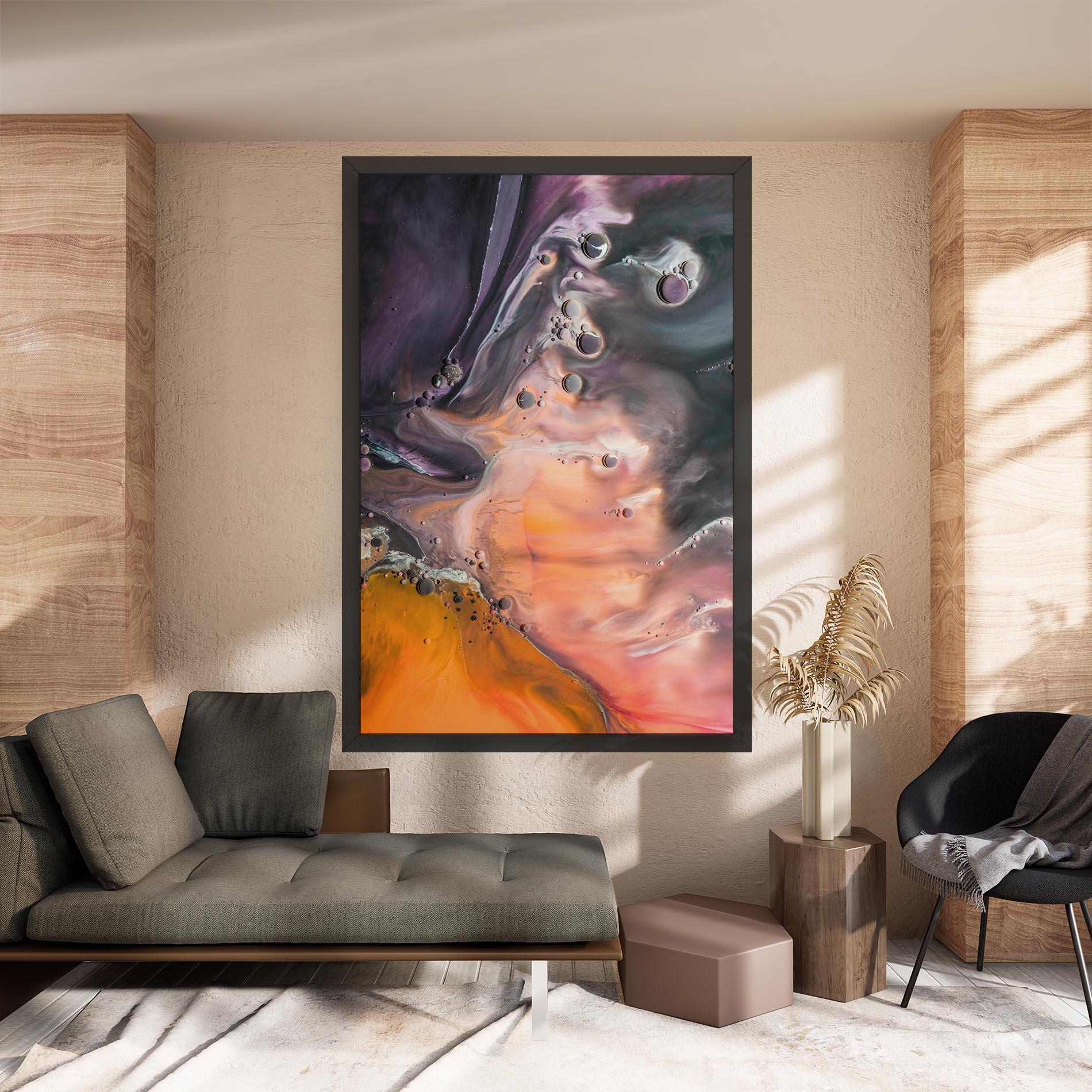 Leinwandbild Orange Shades mockup 8