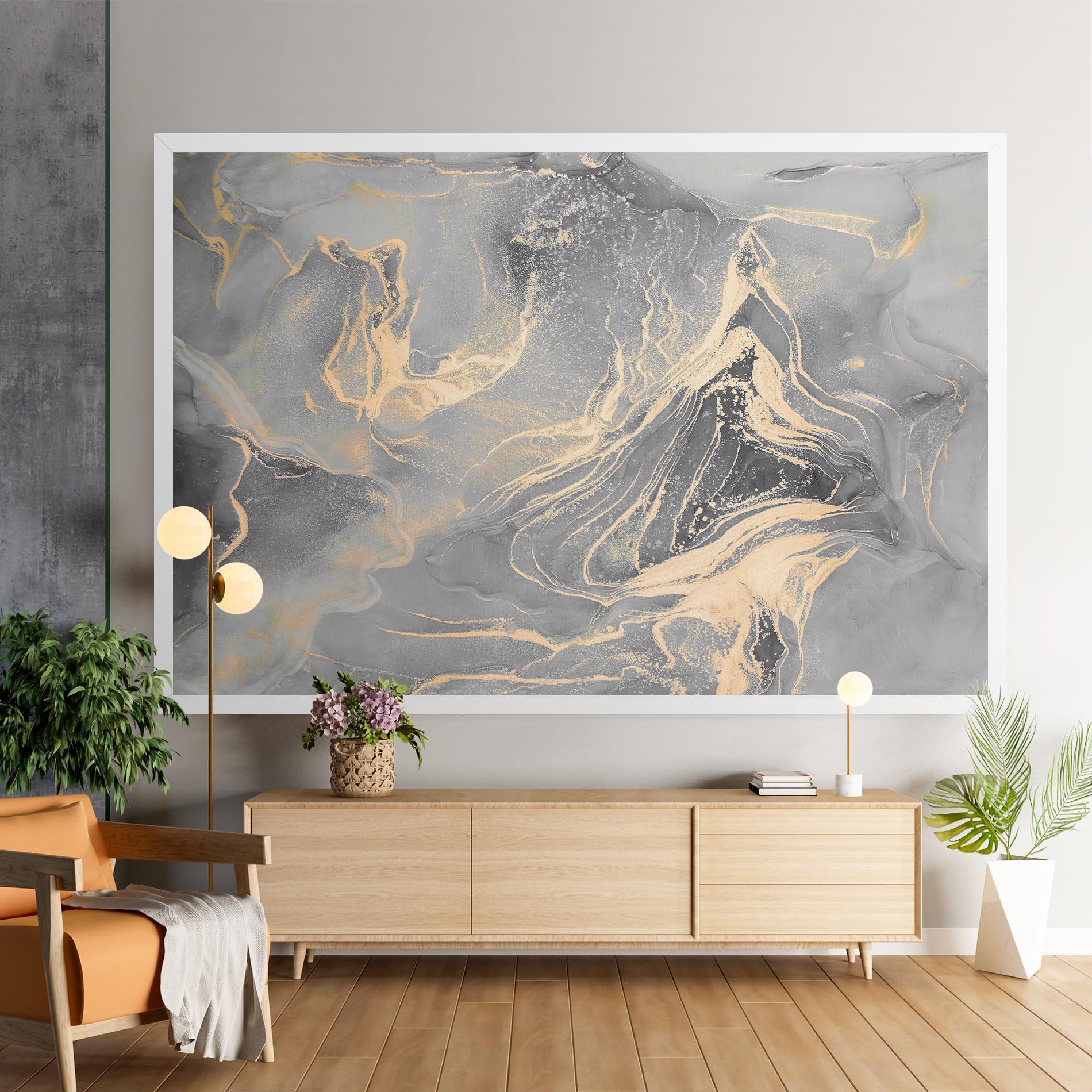 Leinwandbild Abstract Illusion mockup 9