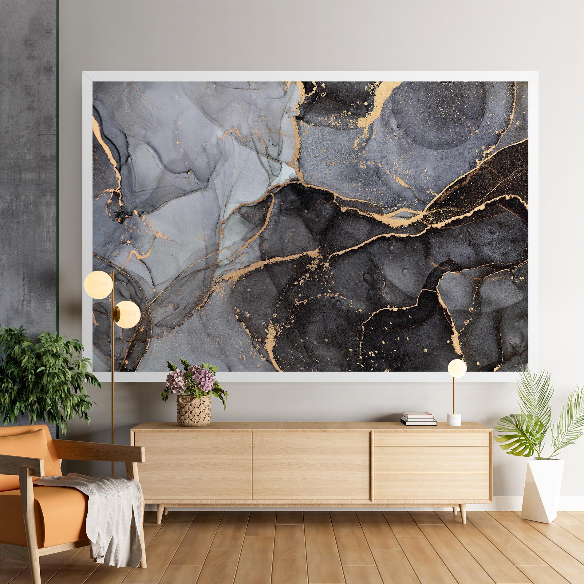 Leinwandbild Abstract Marble mockup 9