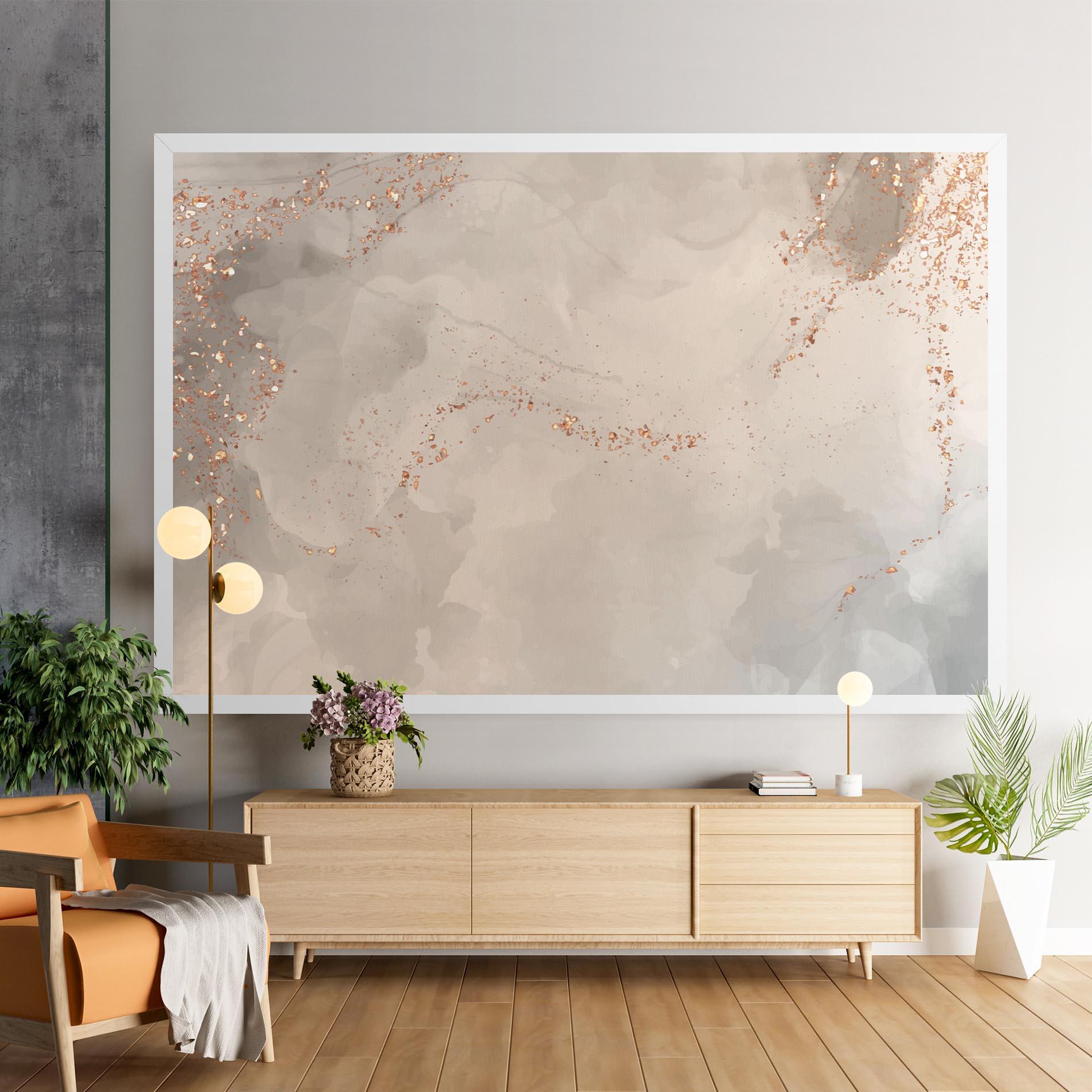 Leinwandbild Pink Grey Marble 01 mockup 9