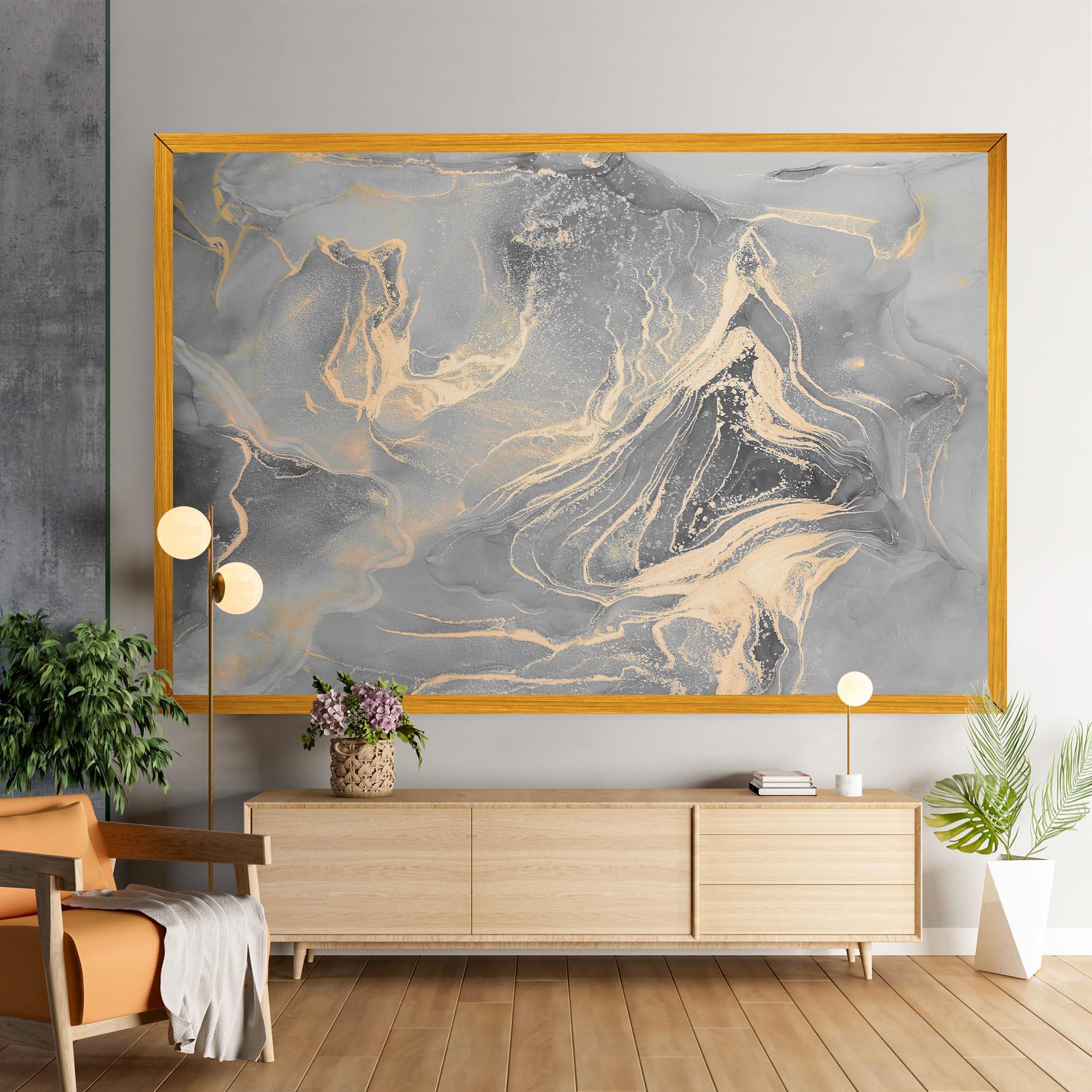 Leinwandbild Abstract Illusion mockup 9