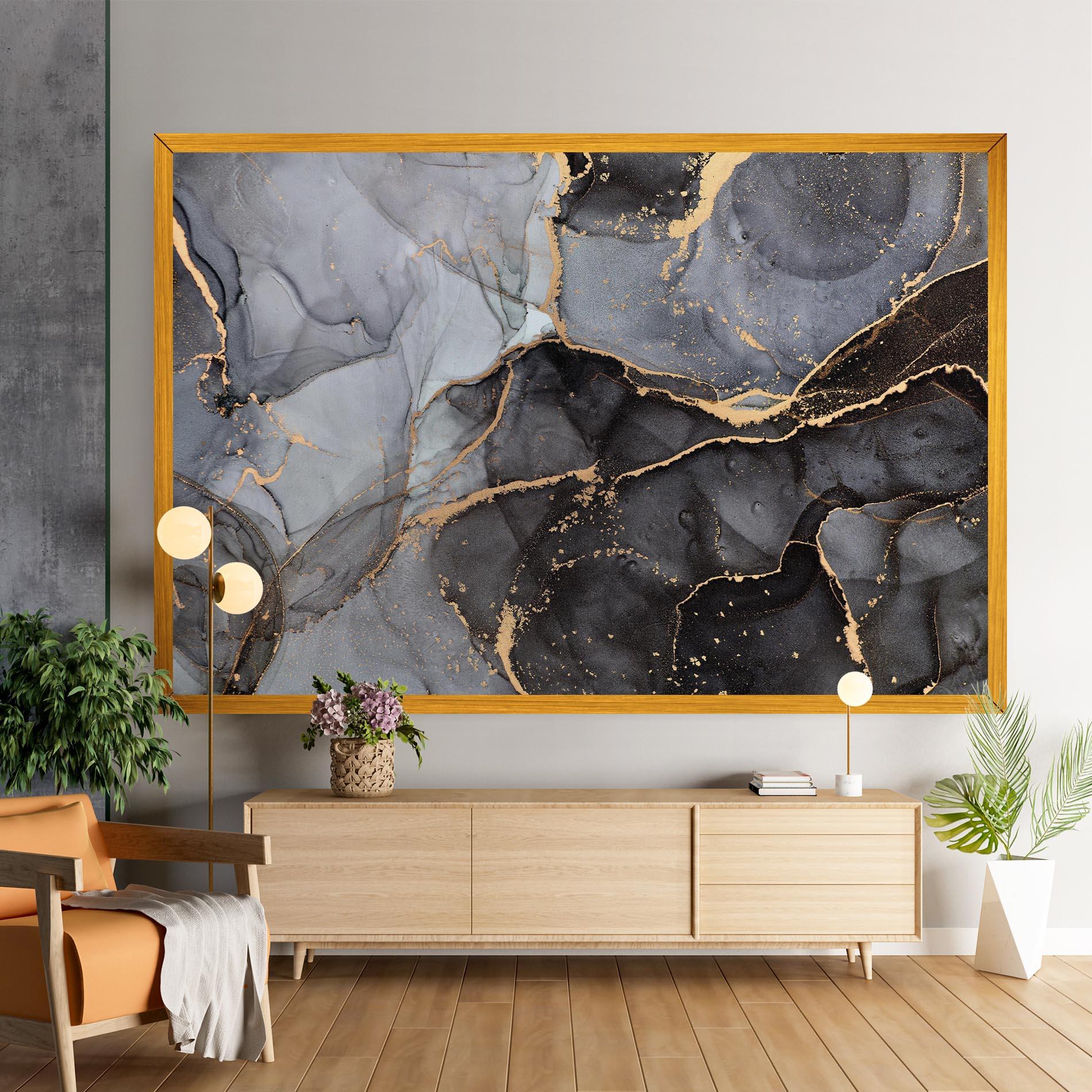 Leinwandbild Abstract Marble mockup 9